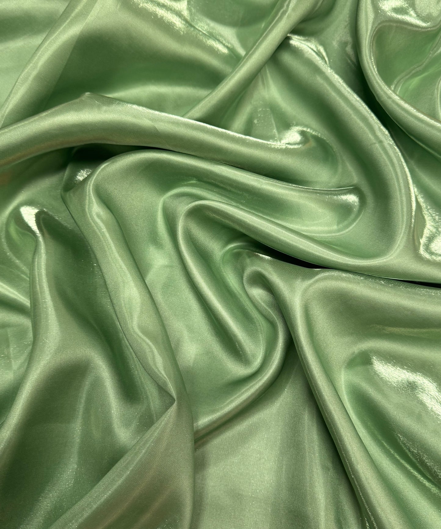 Sage Liquid Bridal Satin