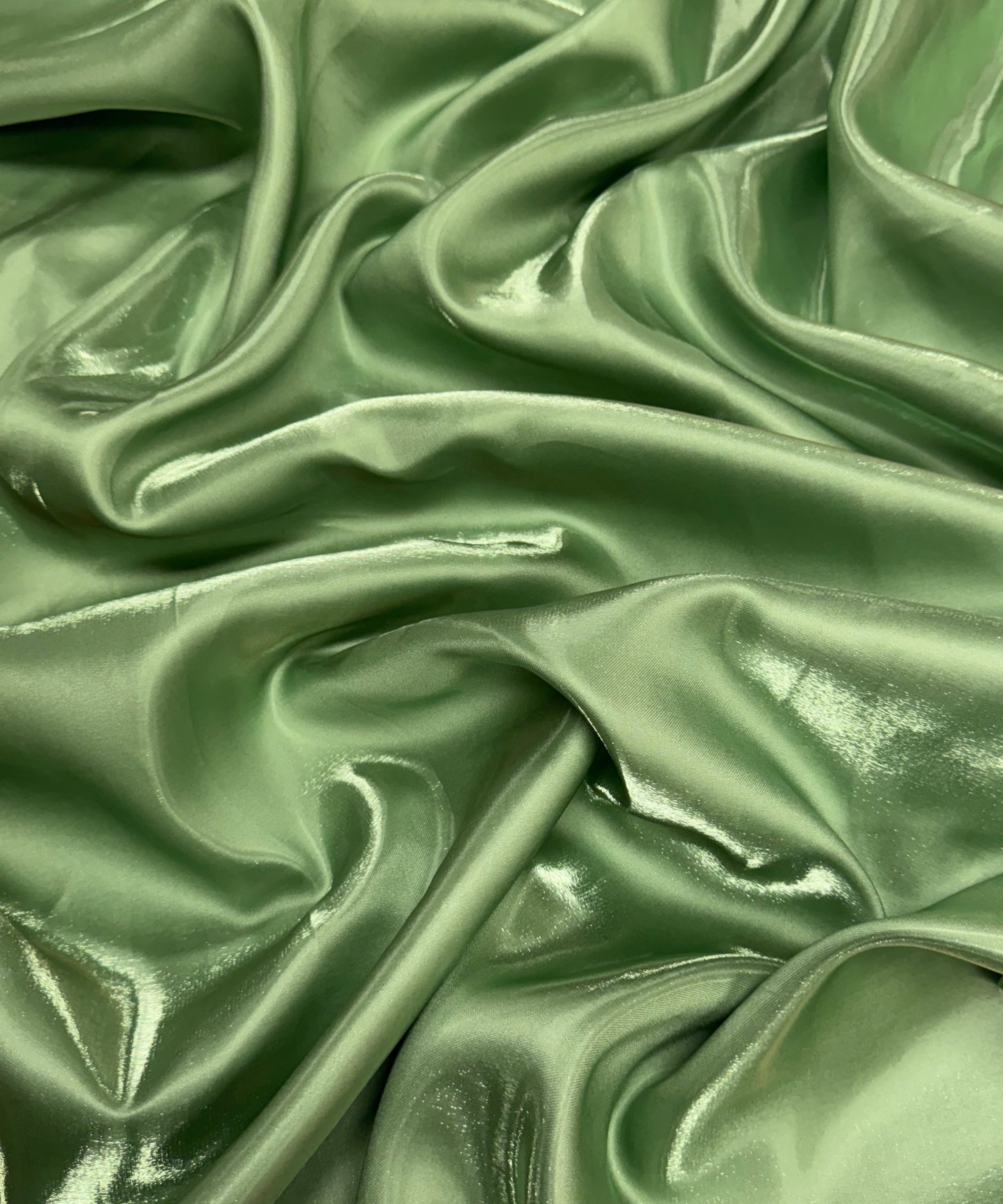 Sage Liquid Bridal Satin