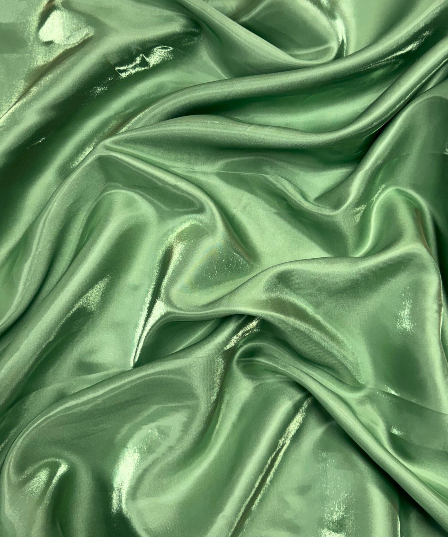 Sage Liquid Bridal Satin
