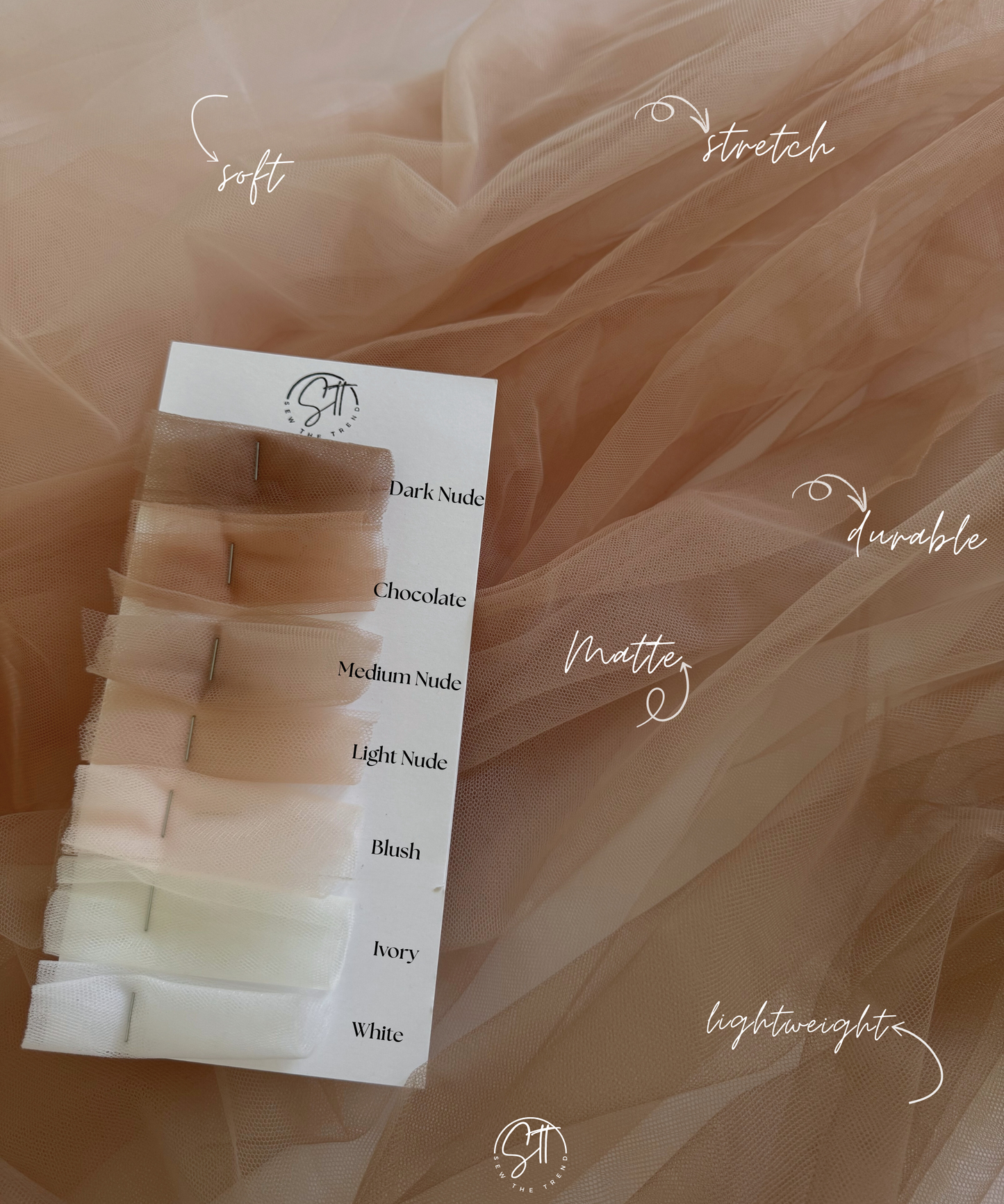 Skin Tone Bridal Tulle