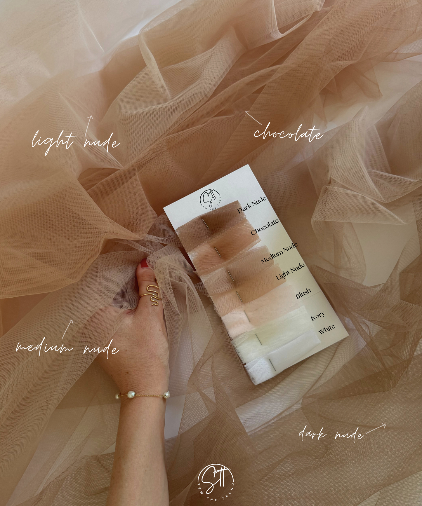 Skin Tone Bridal Tulle