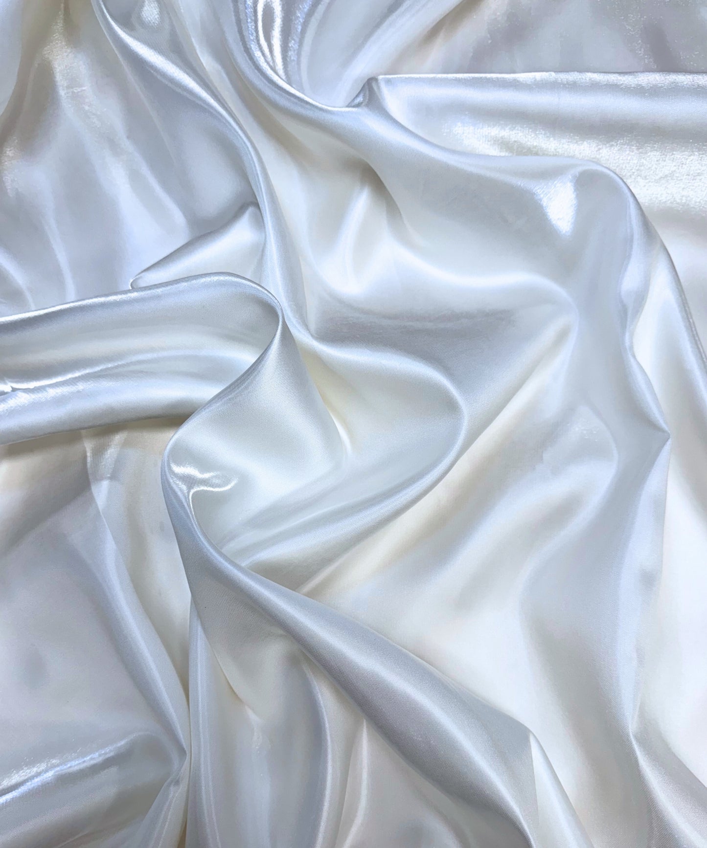 White Liquid Bridal Satin