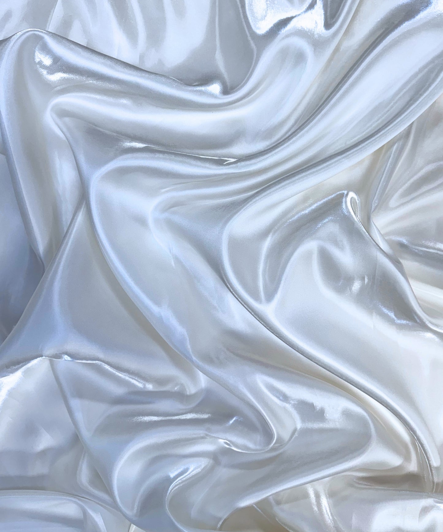 White Liquid Bridal Satin