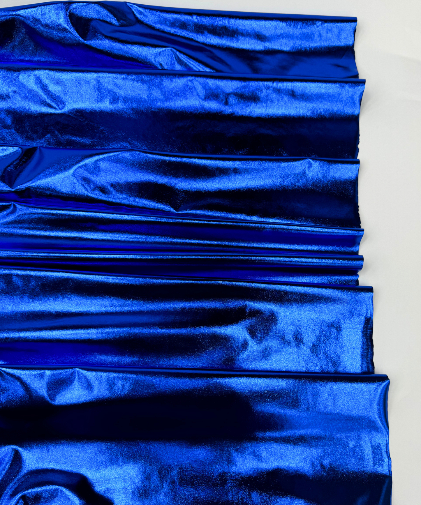 Royal Blue Metallic Stretch Foil Lame