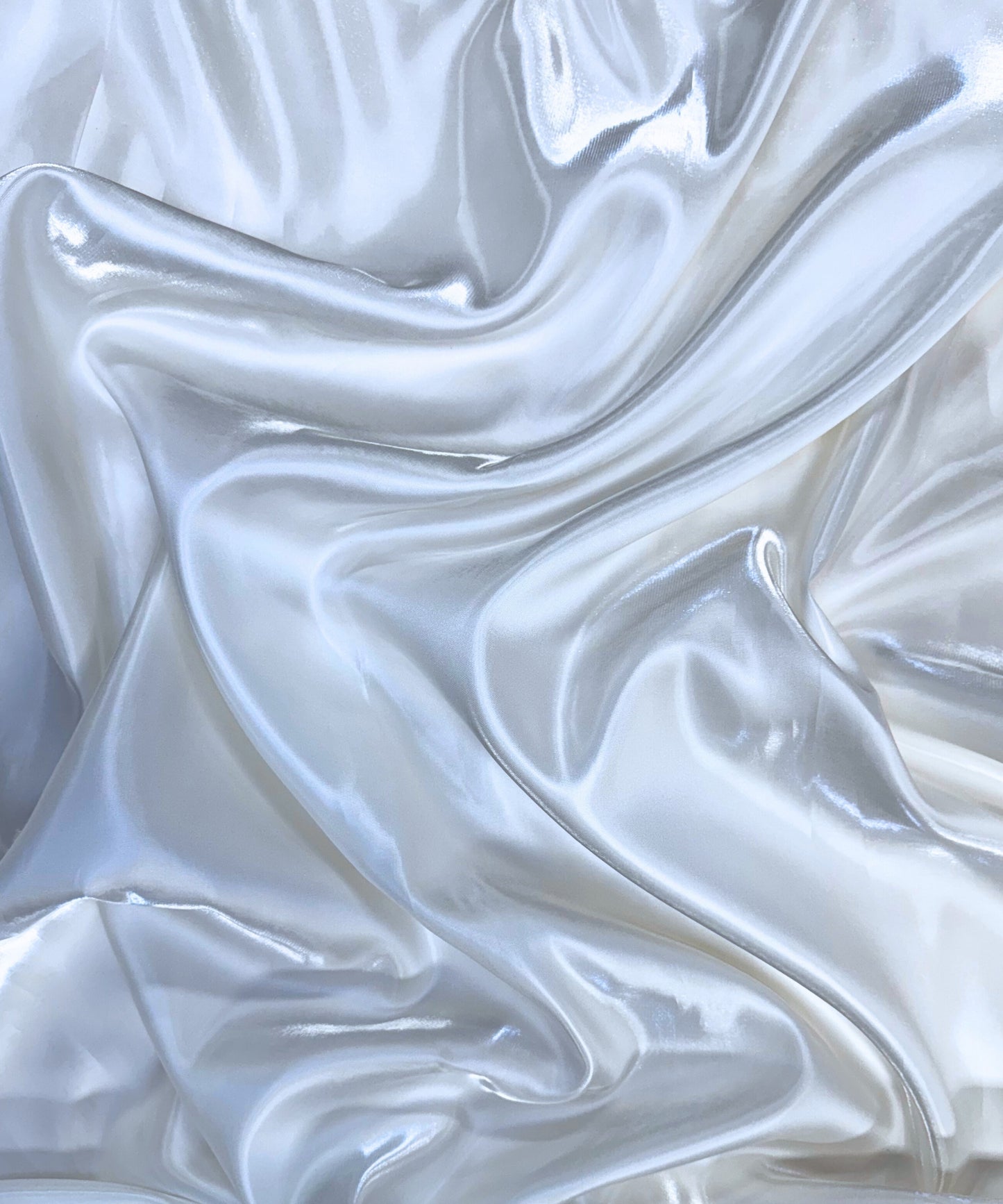 White Liquid Bridal Satin