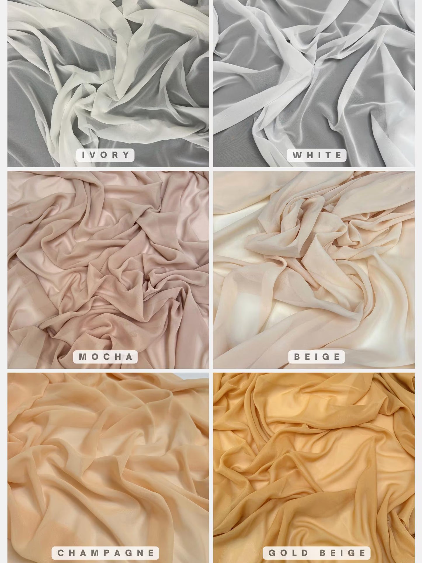Multi Chiffon Fabric