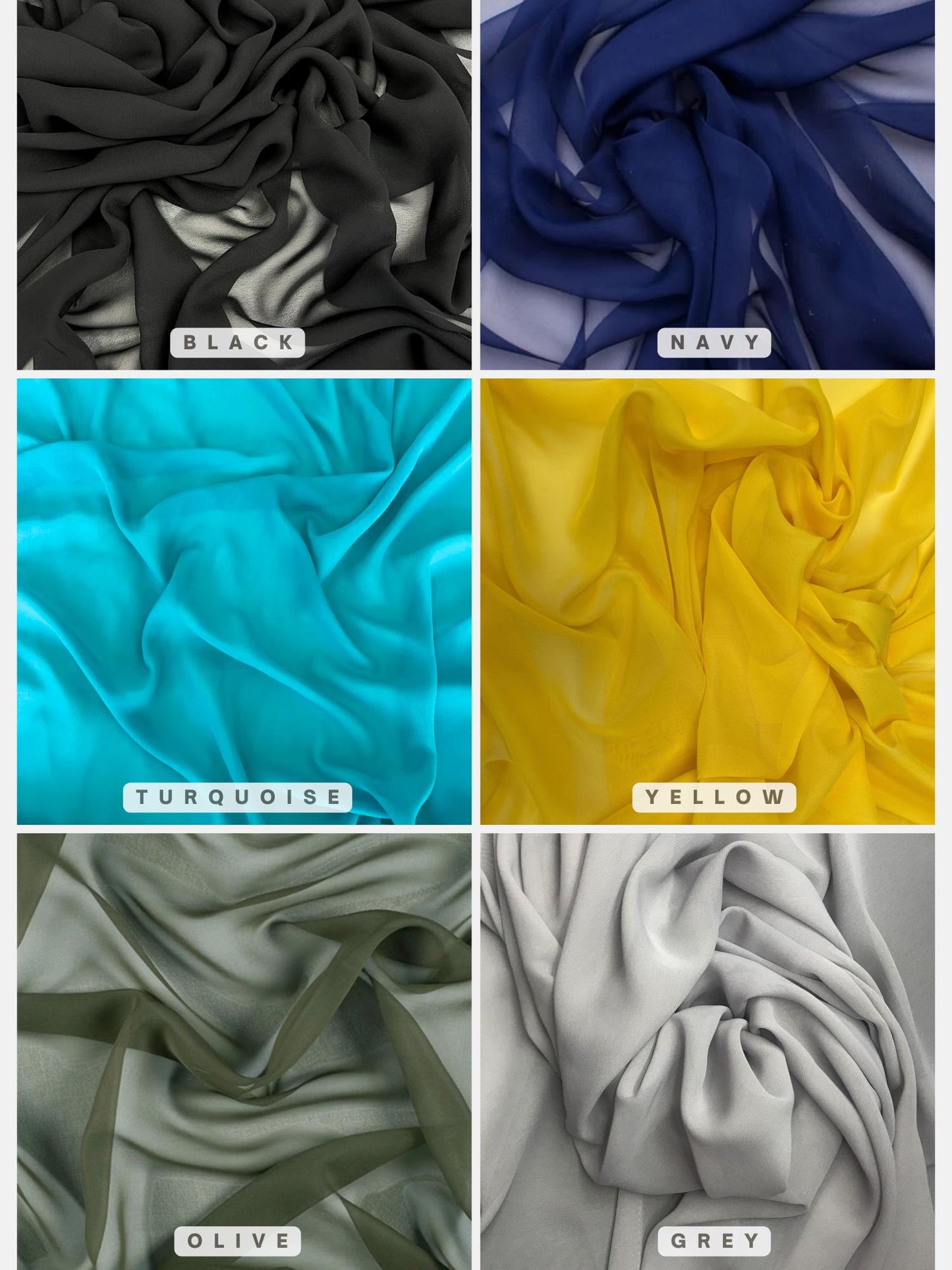 Multi Chiffon Fabric