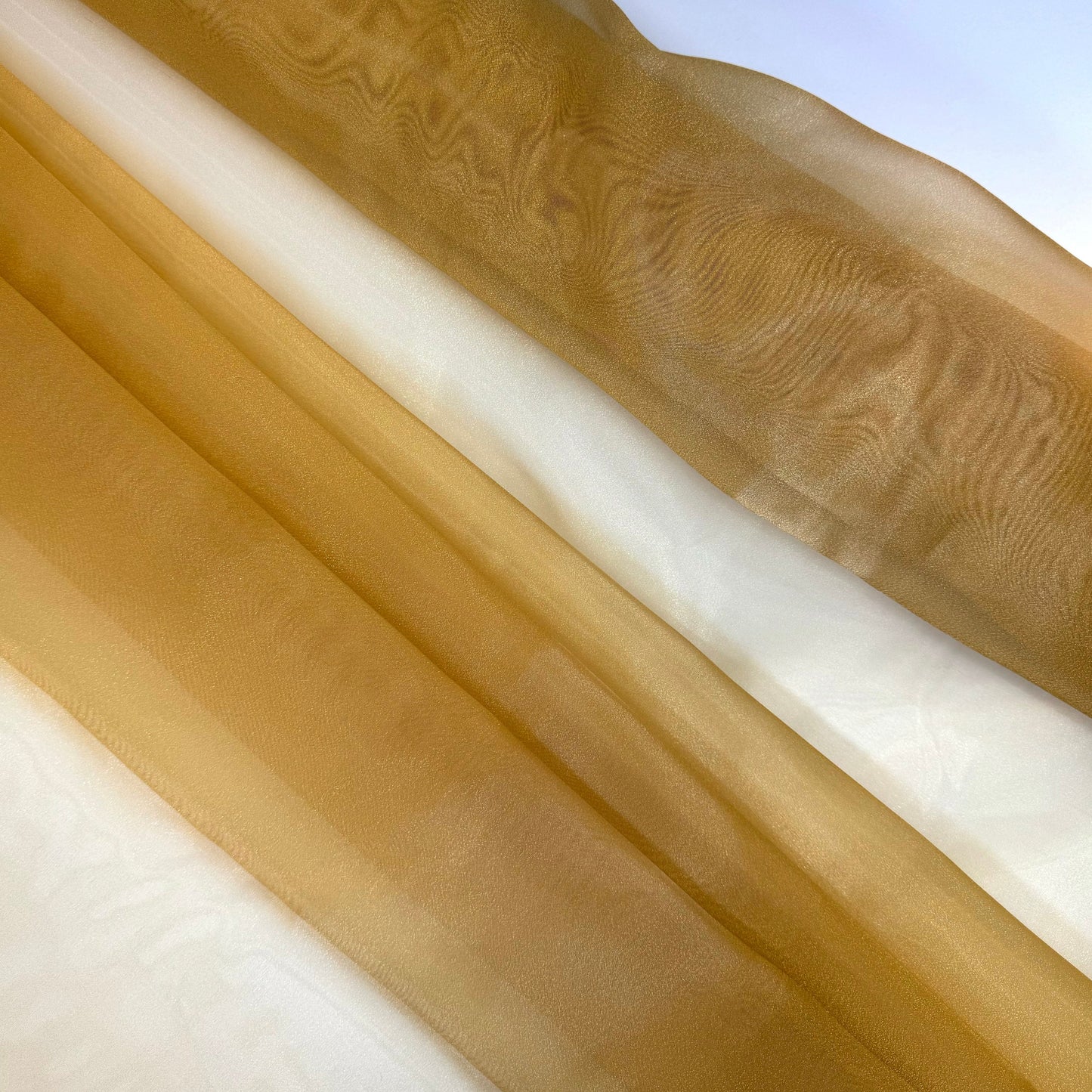 Gold Crystal Organza