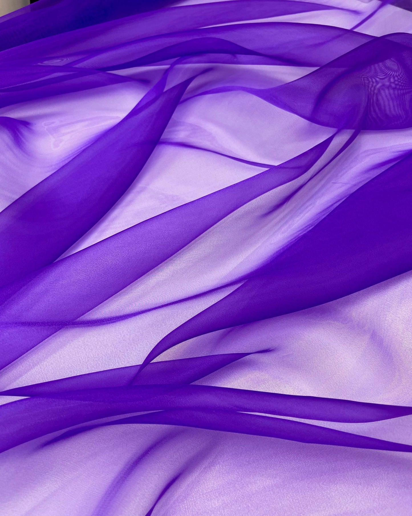 Purple Crystal Organza
