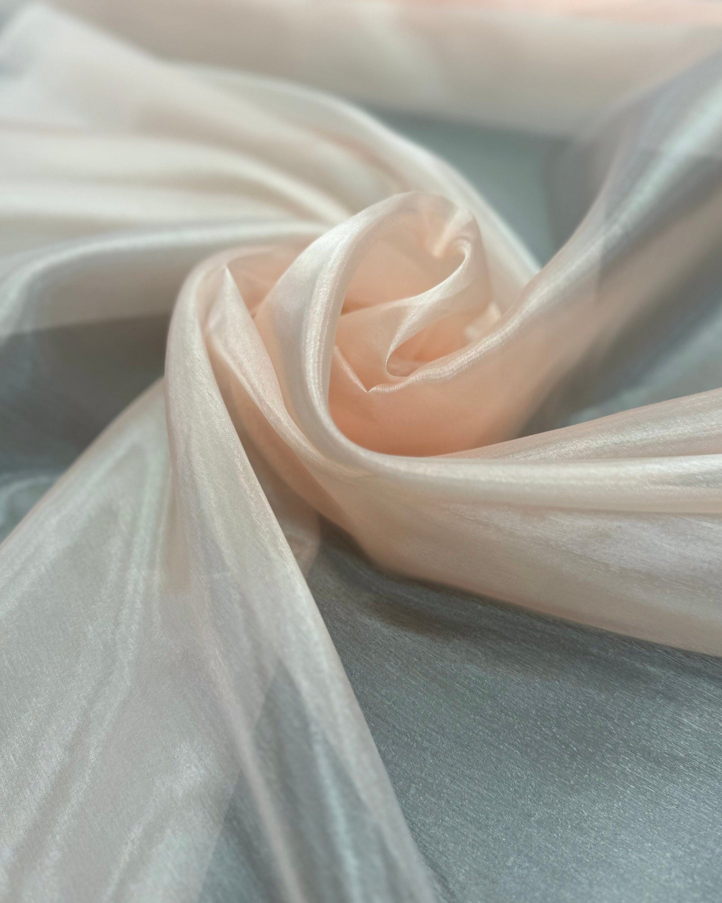 Peach Organza