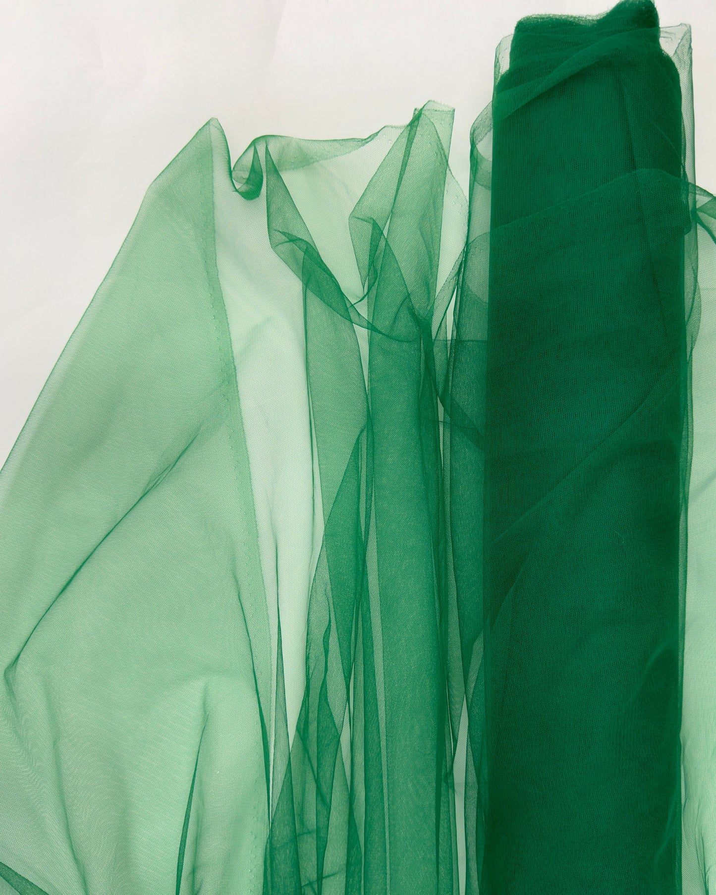 Green Stretch Netting Fabric