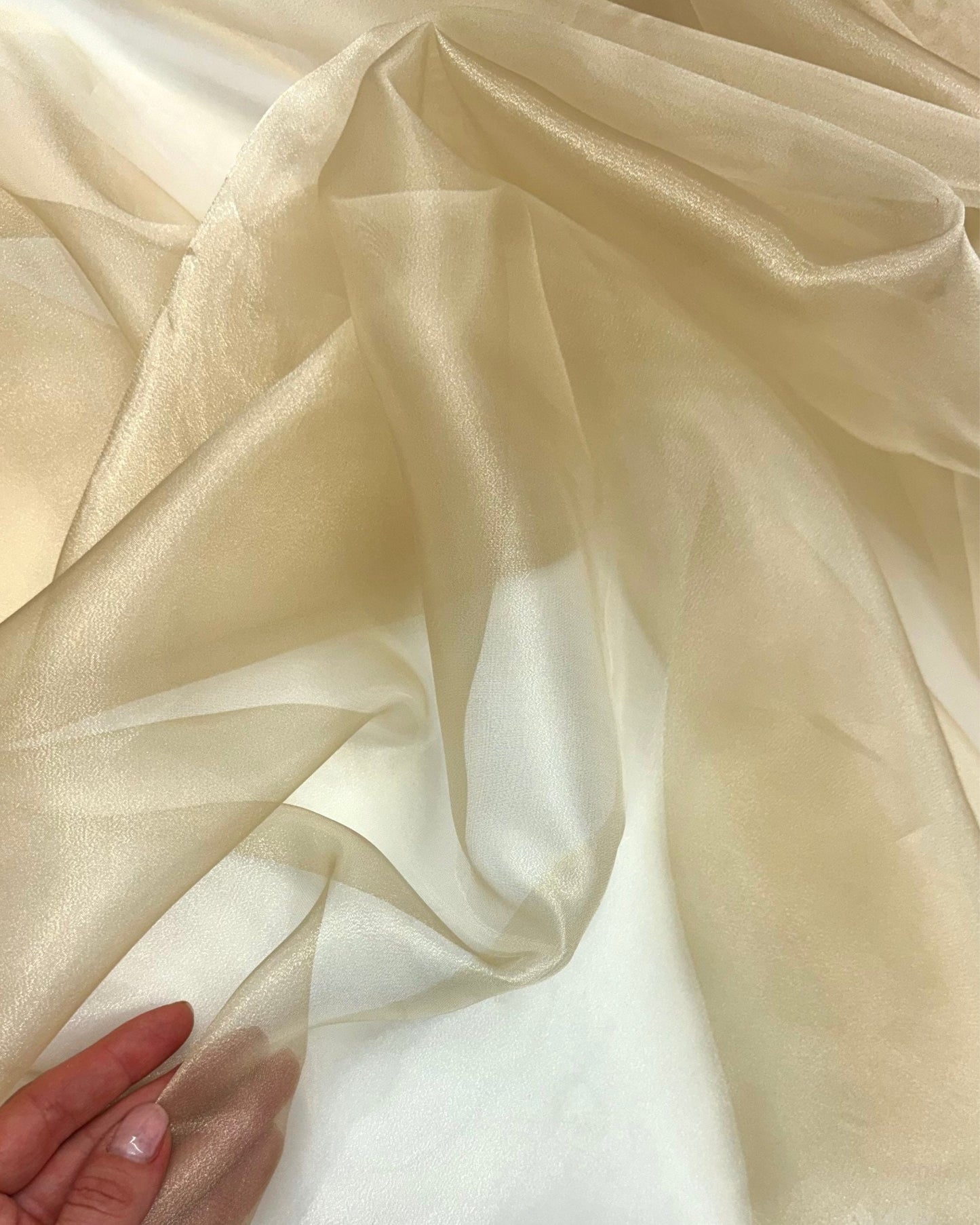 crystal organza fabric