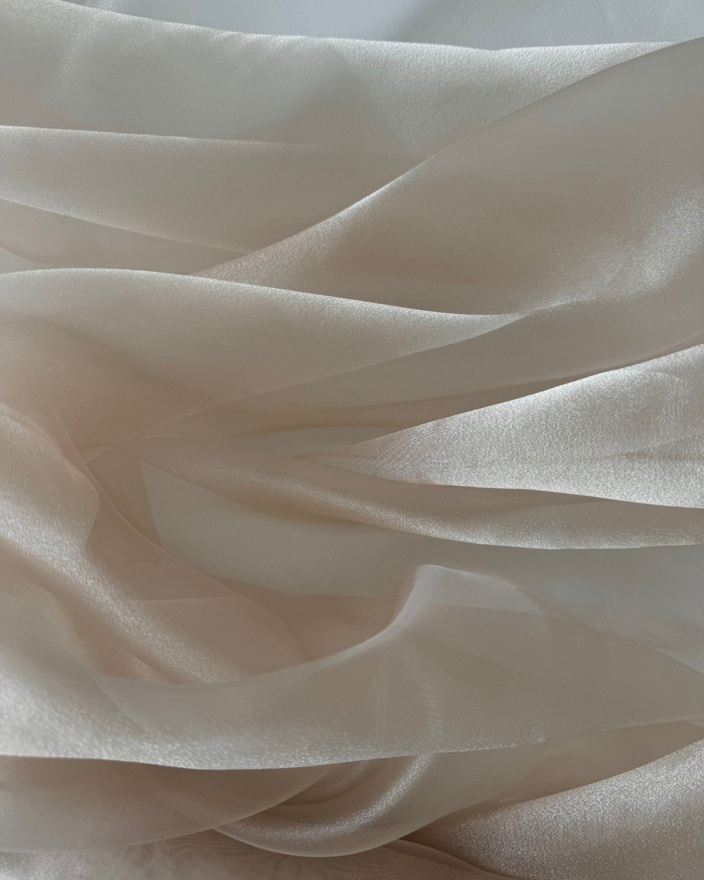 Nude Crystal Organza