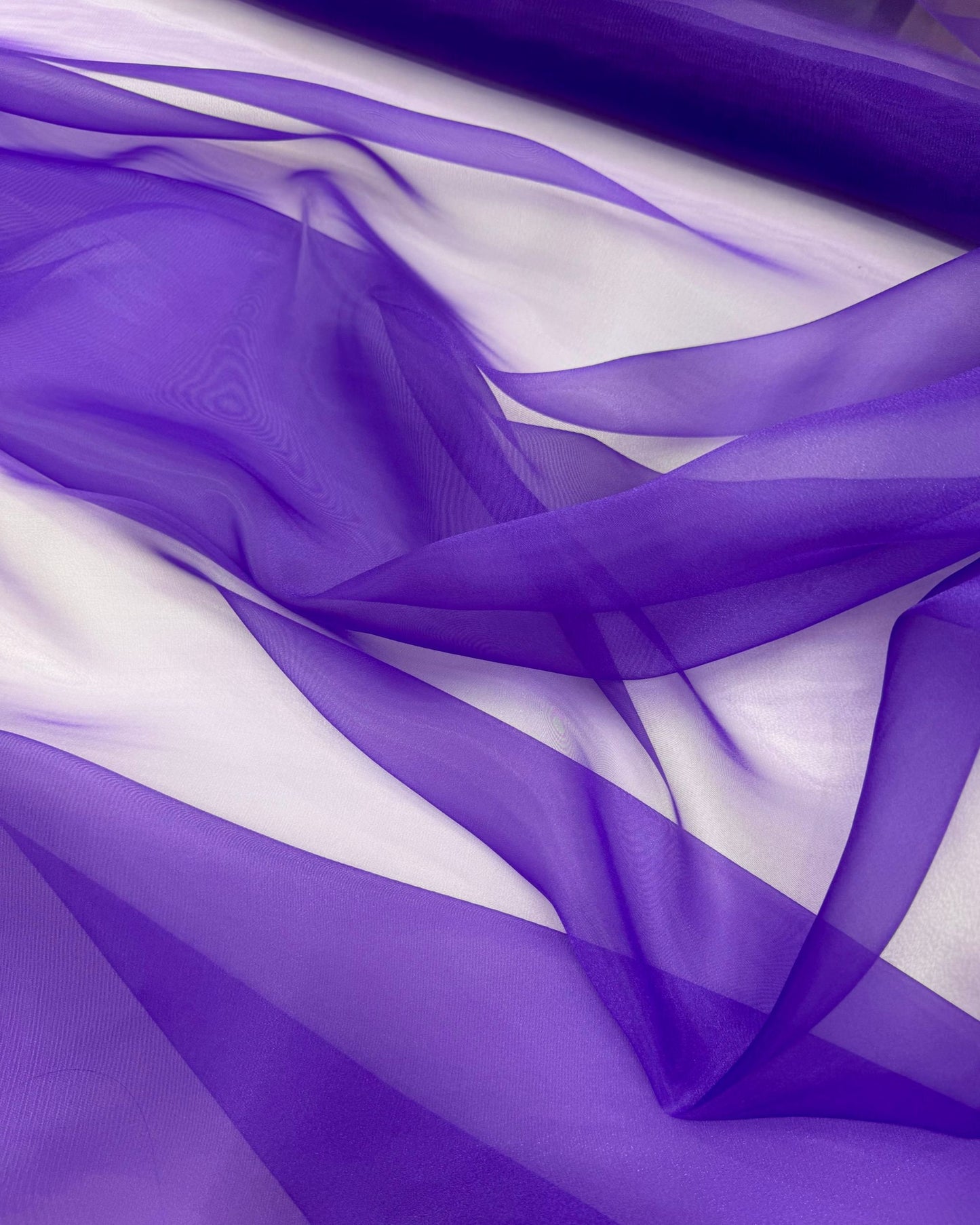 Purple Crystal Organza