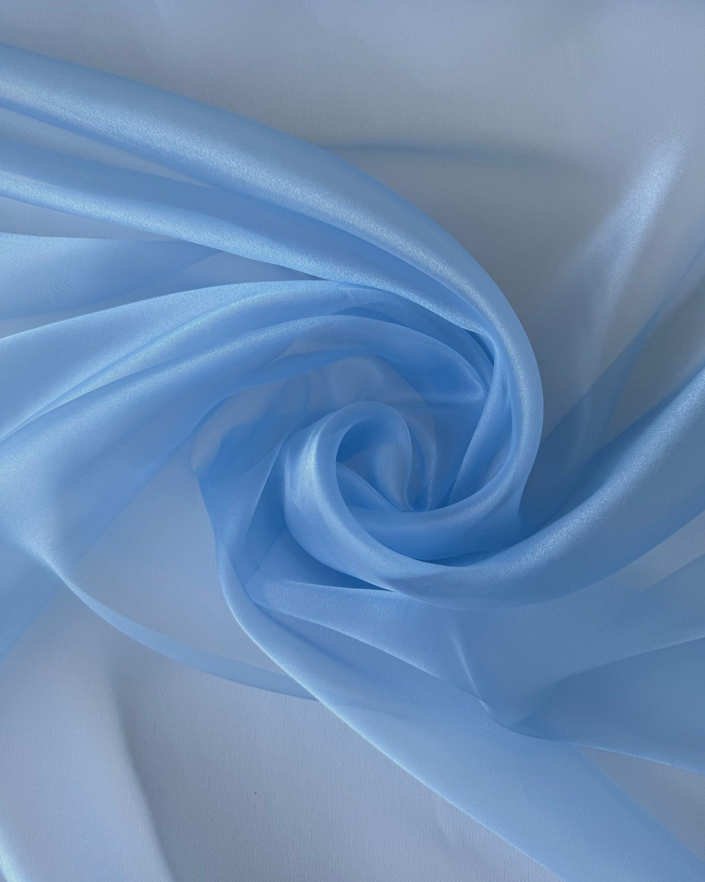 baby blue Organza