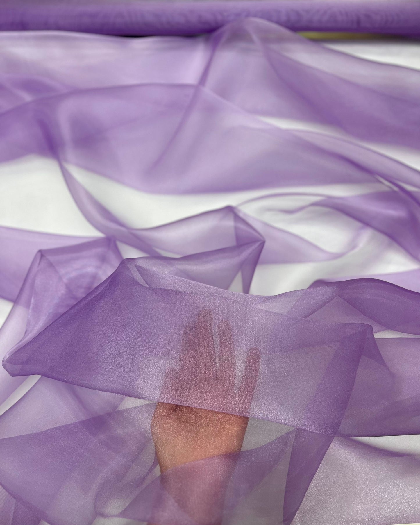 Lavender Crystal Organza