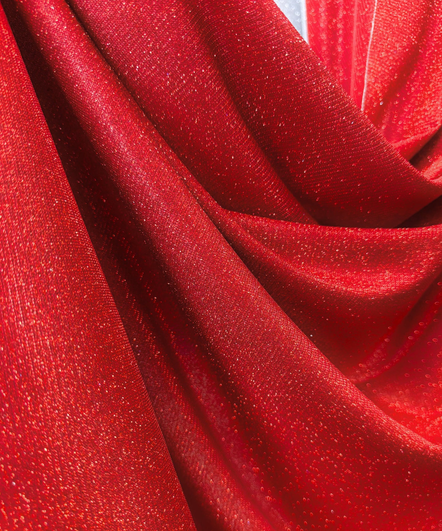 Red Metallic Lurex Glitter