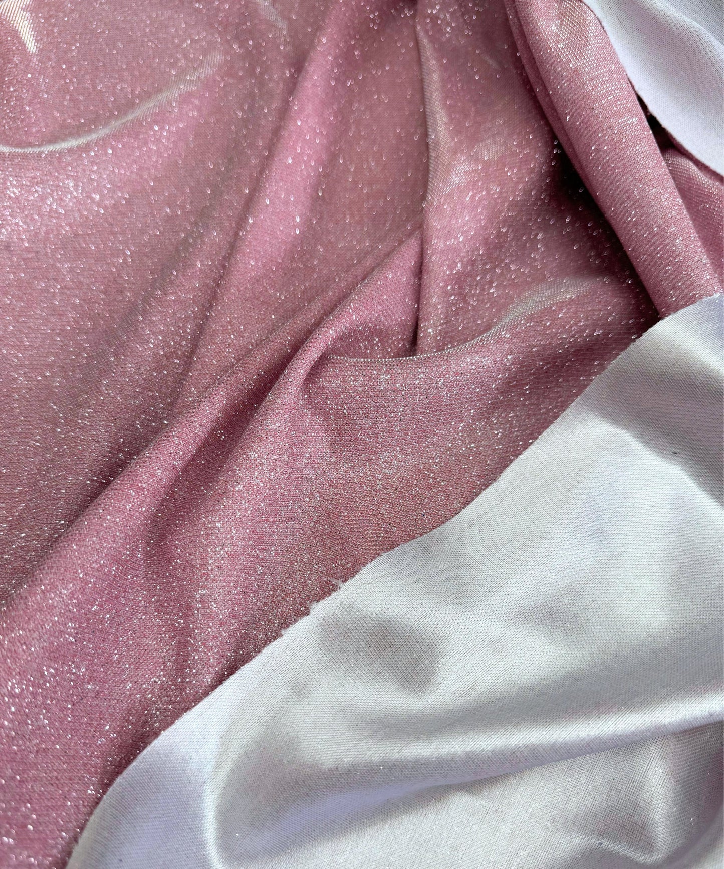 Blush Pink Metallic Lurex Glitter