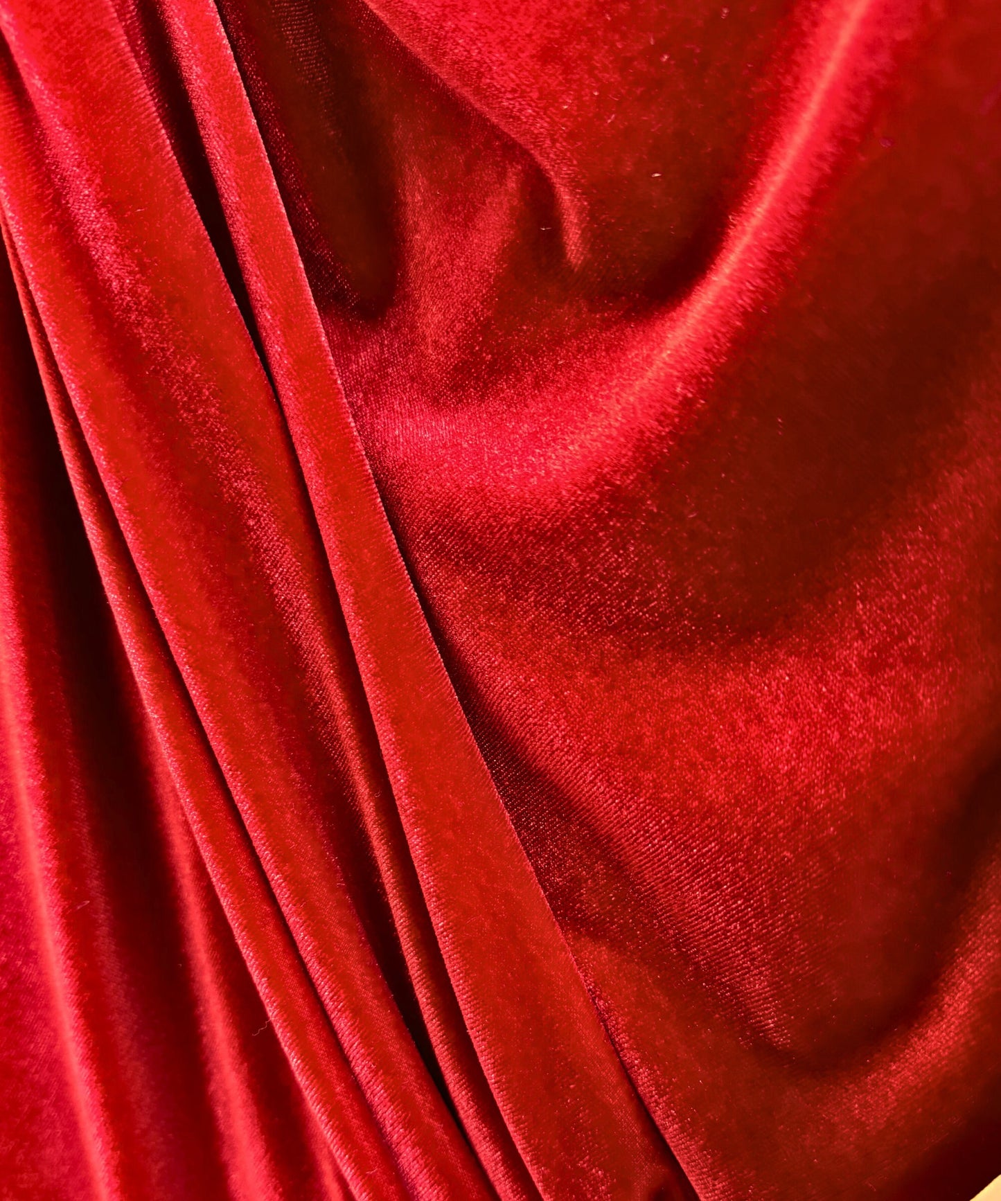 Red Stretch Velvet