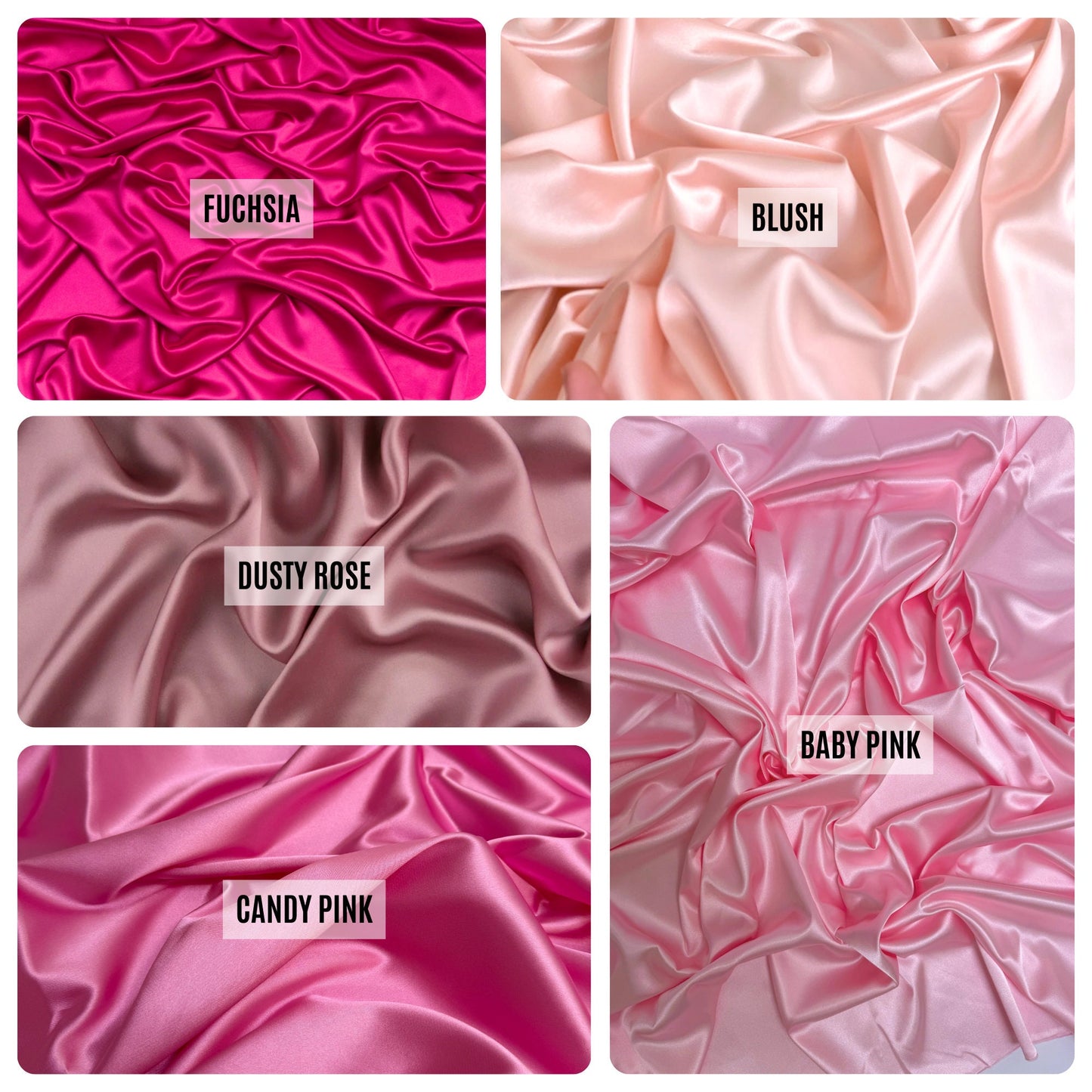 Silky Stretch Satin Fabric
