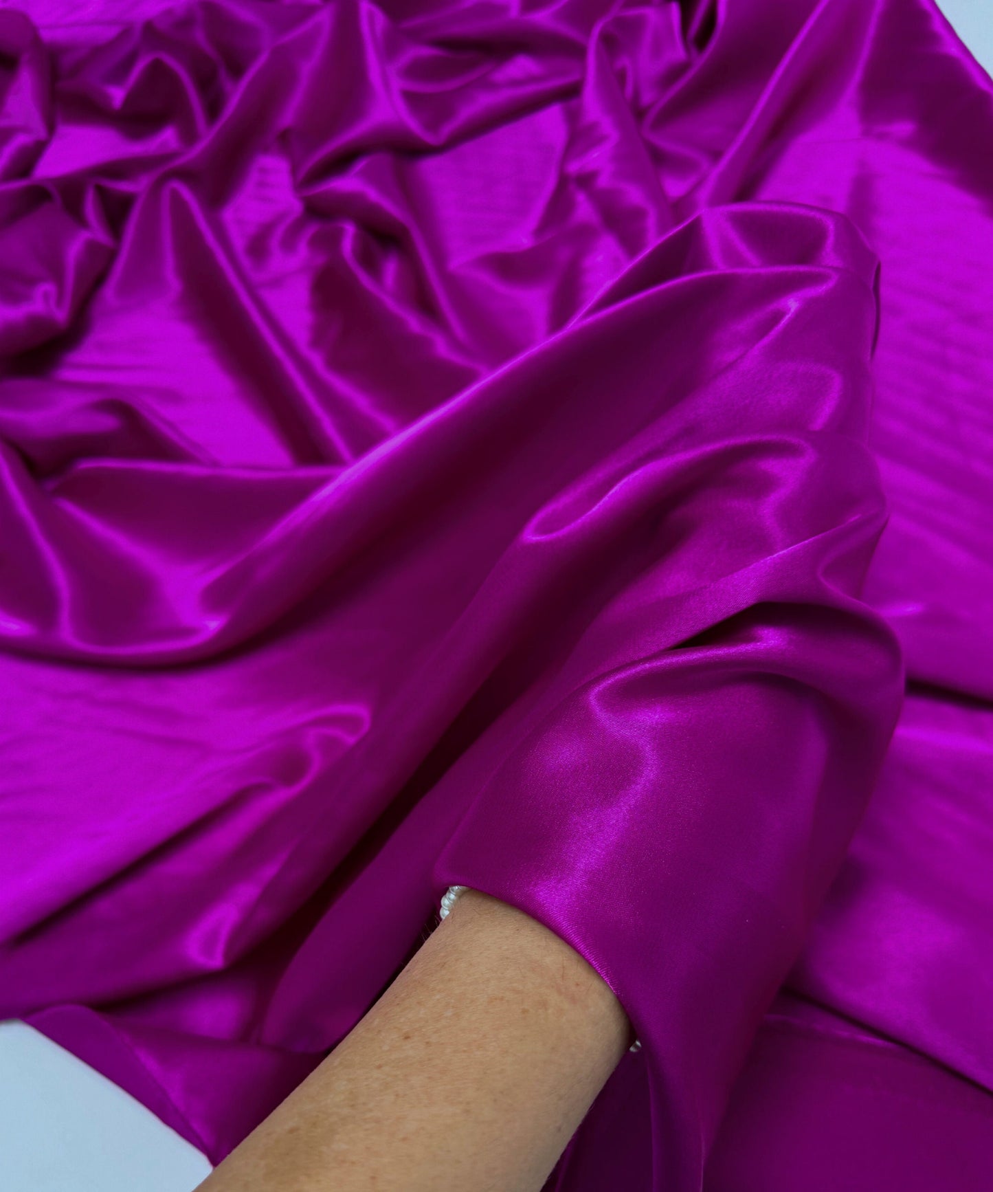 Satin fabric by the yard