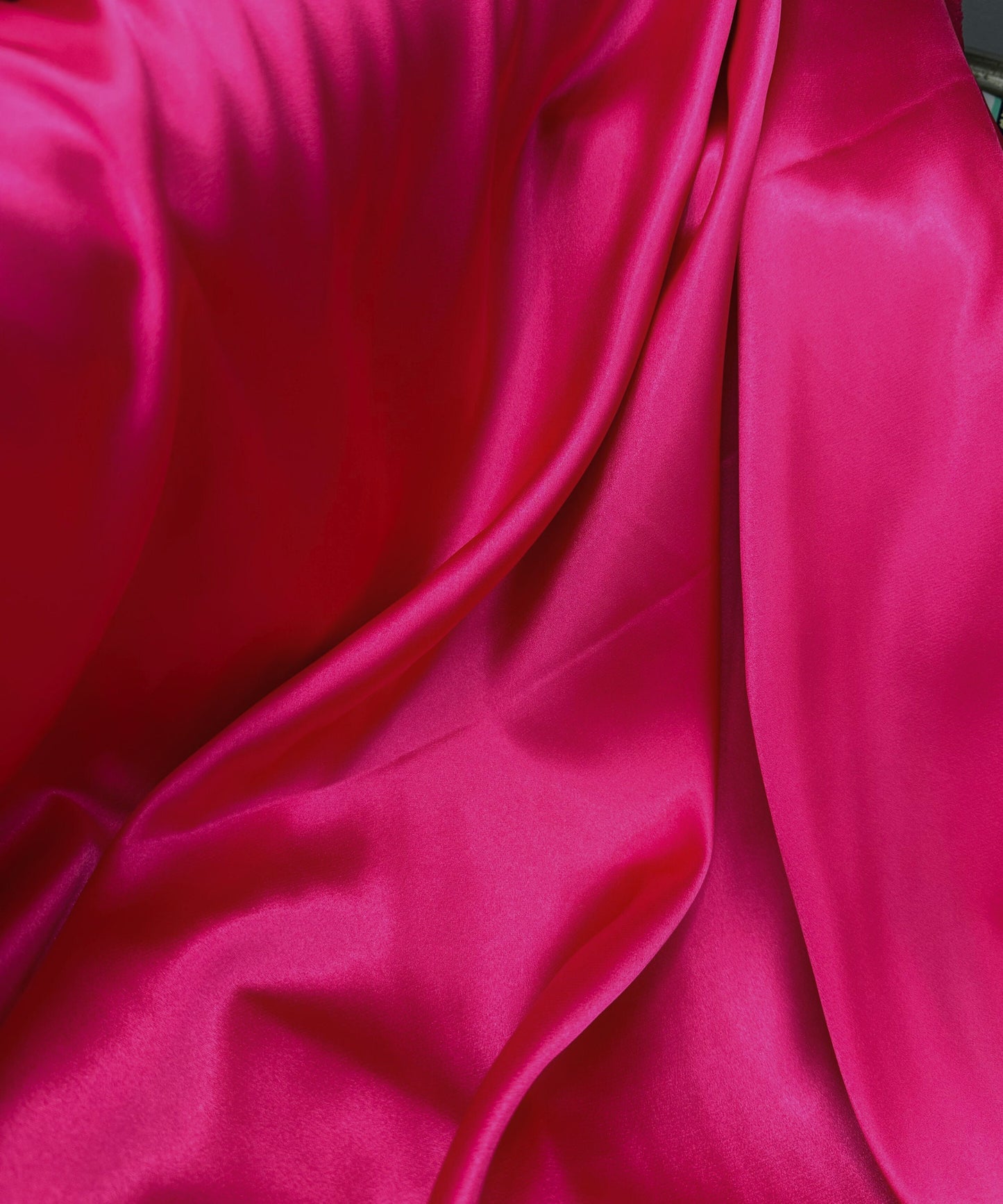 Fuchsia Silky Stretch Satin
