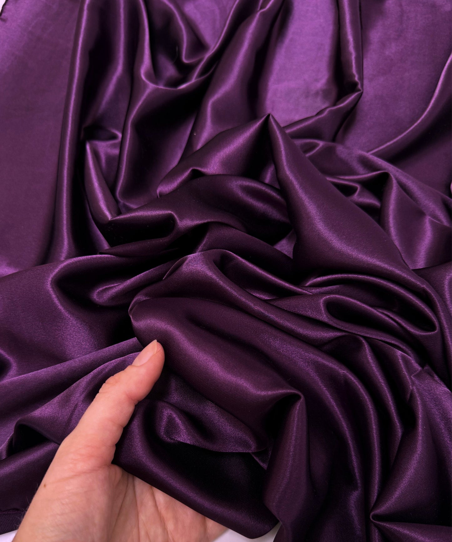 Satin fabric by the yard