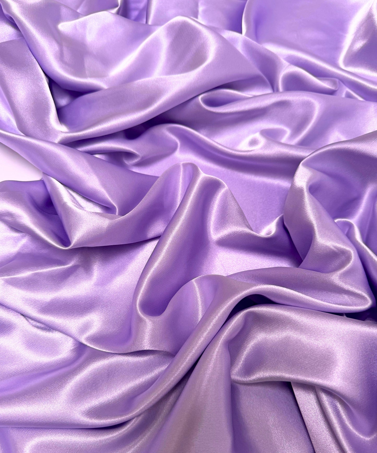 lavender stretch satin