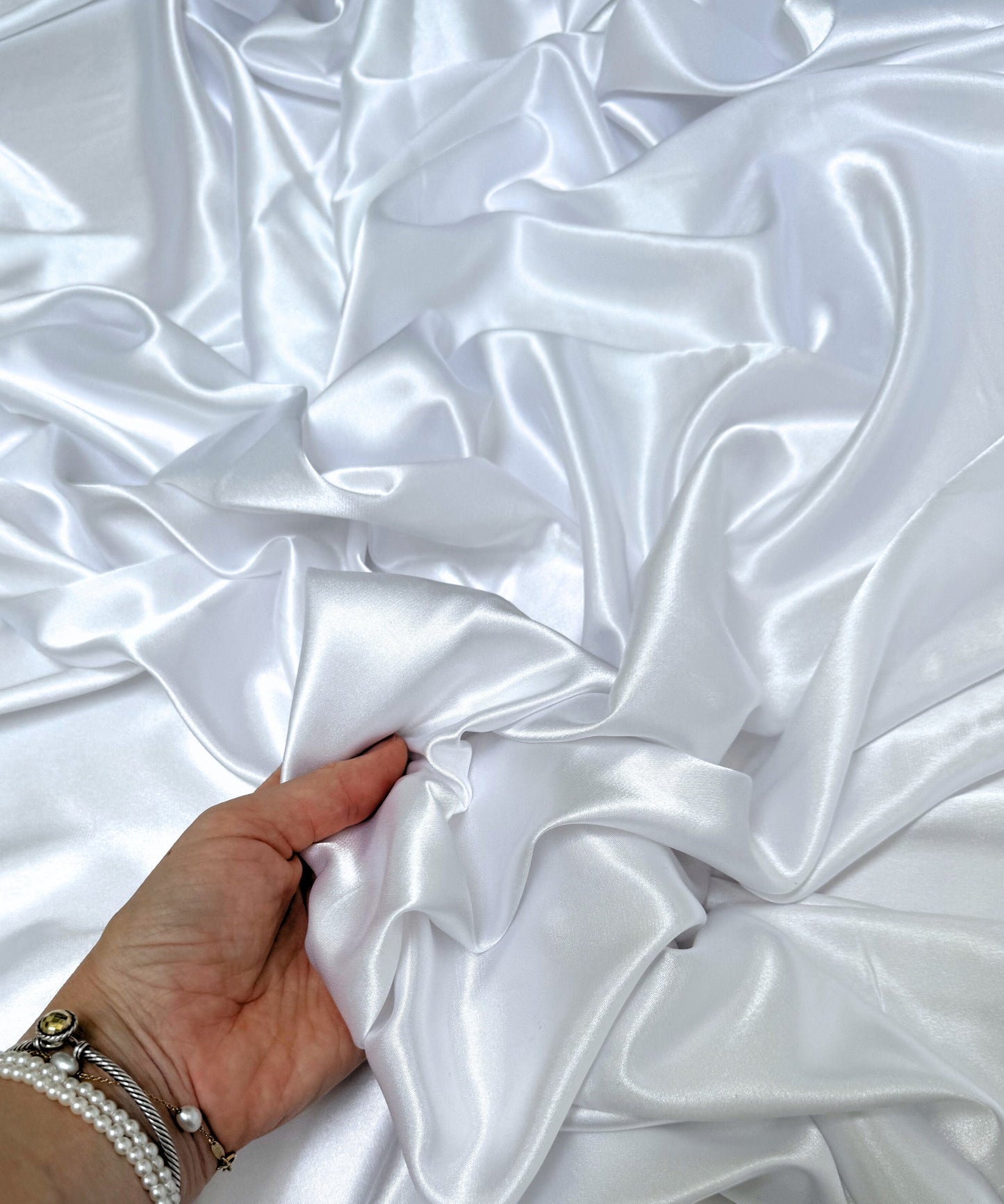 Satin fabric by the yard