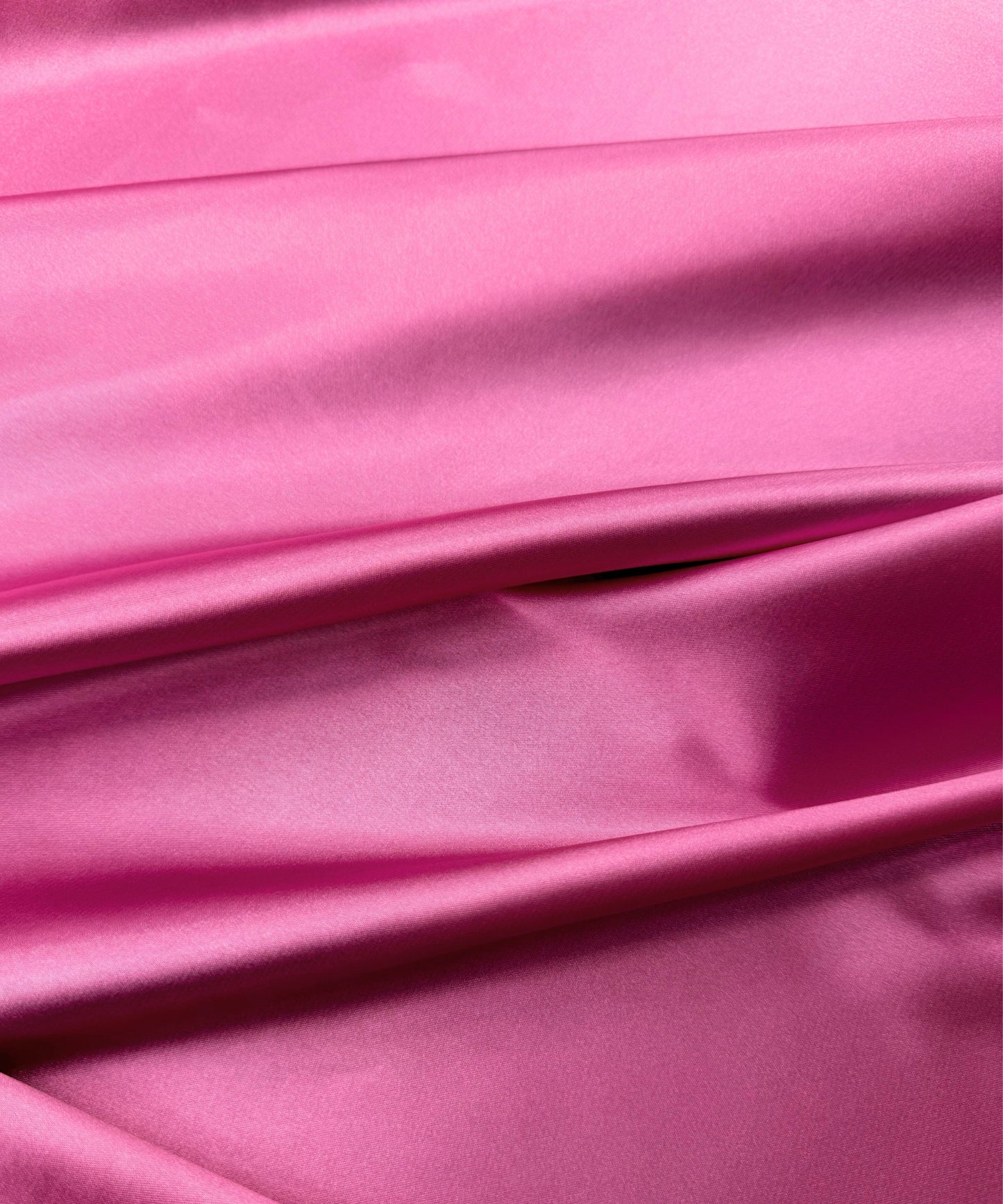Candy Pink Silky Stretch Satin