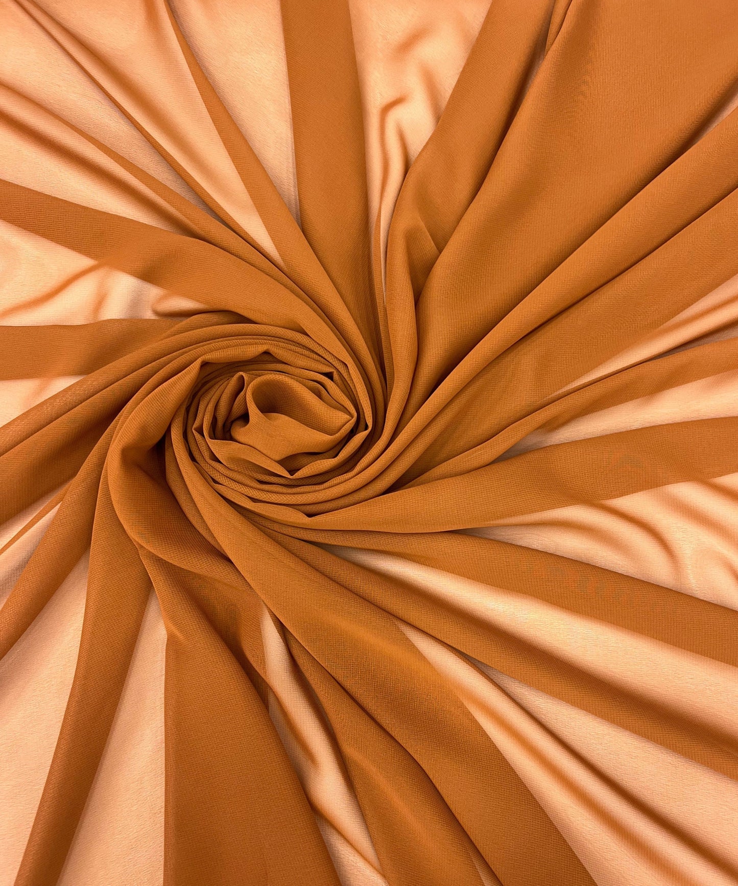 Rust Copper Chiffon