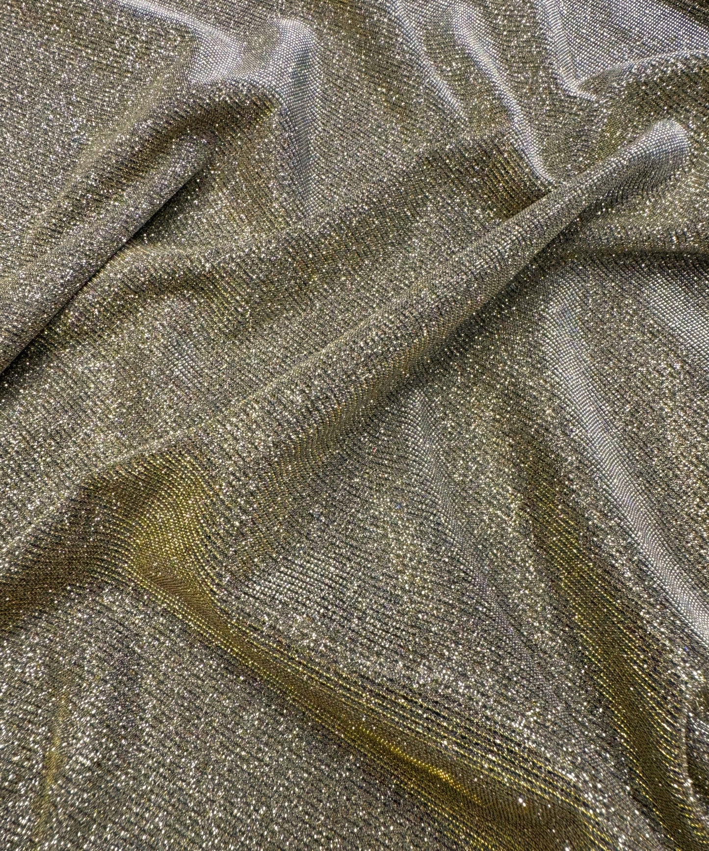 Gold Lurex Glitter Fabric