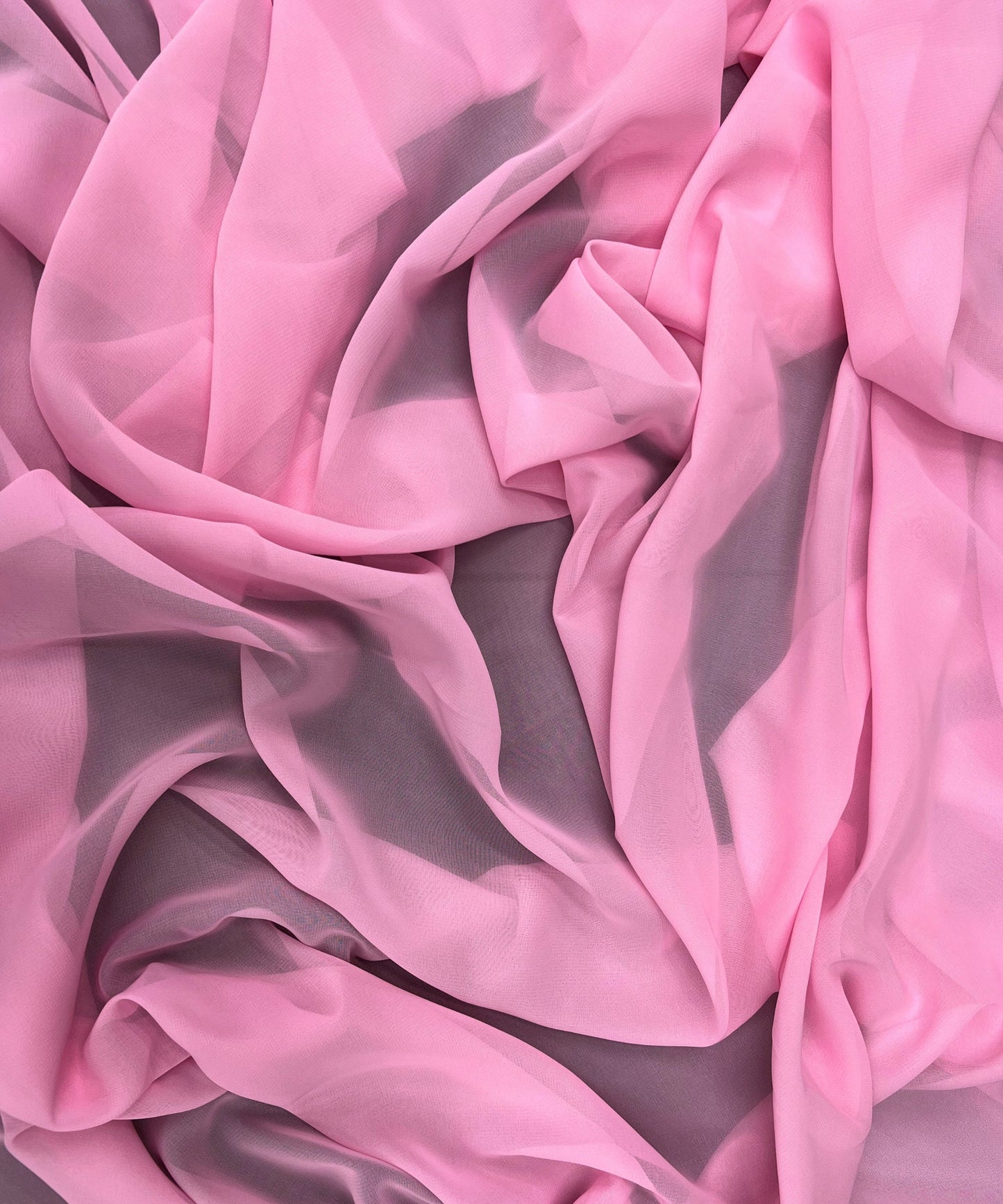 light pink chiffon fabric