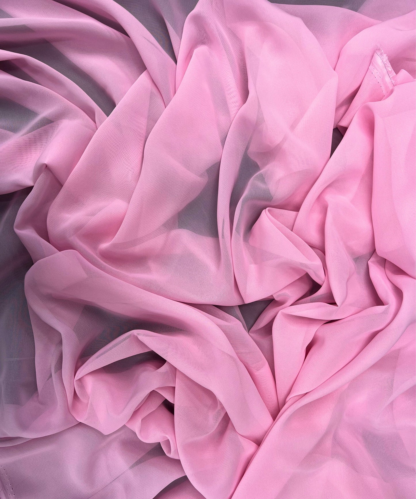 light pink chiffon by the yard