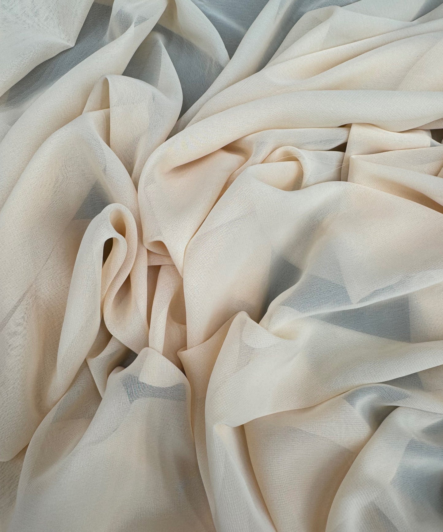 Beige Chiffon