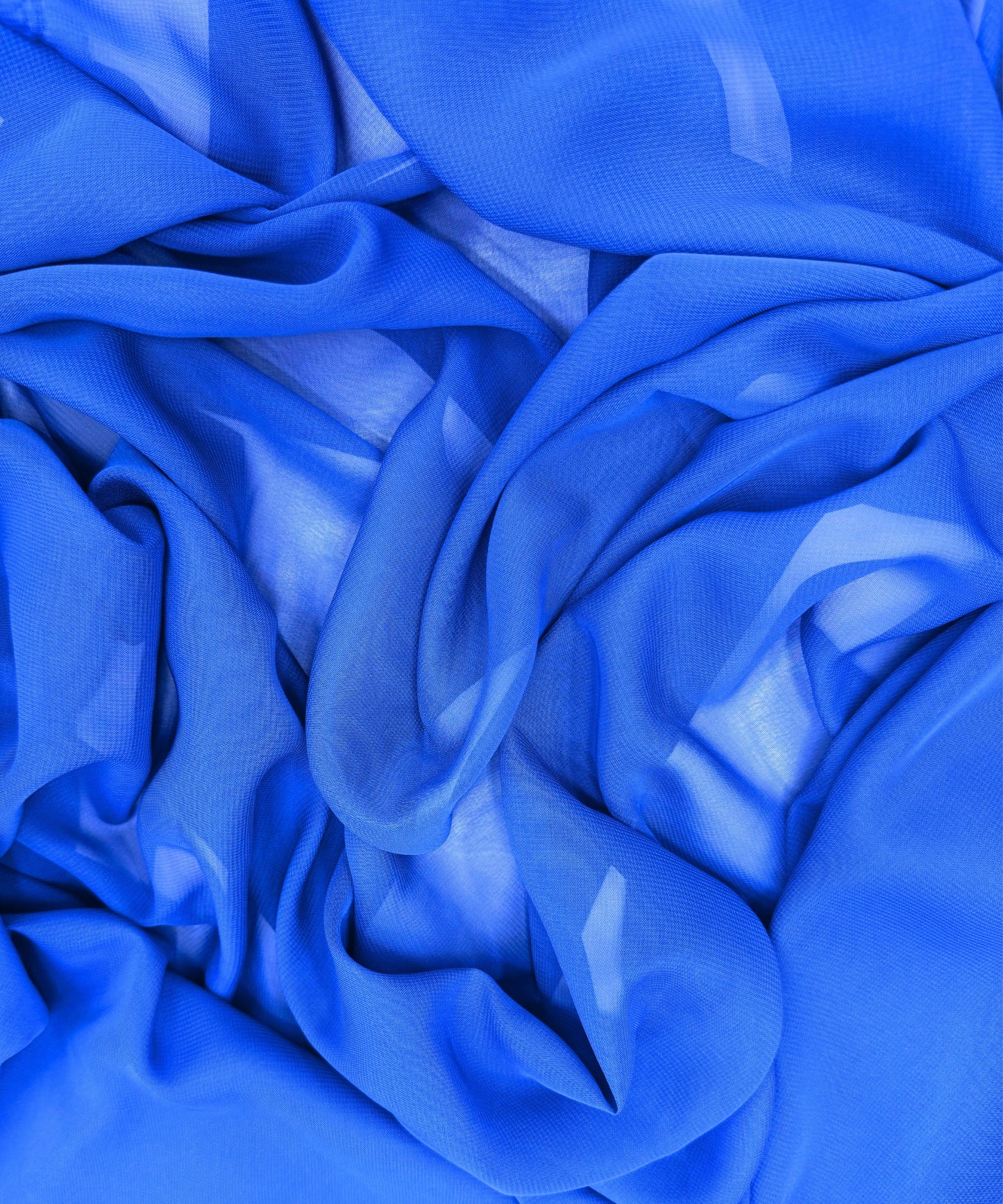 royal blue chiffon by the yard
