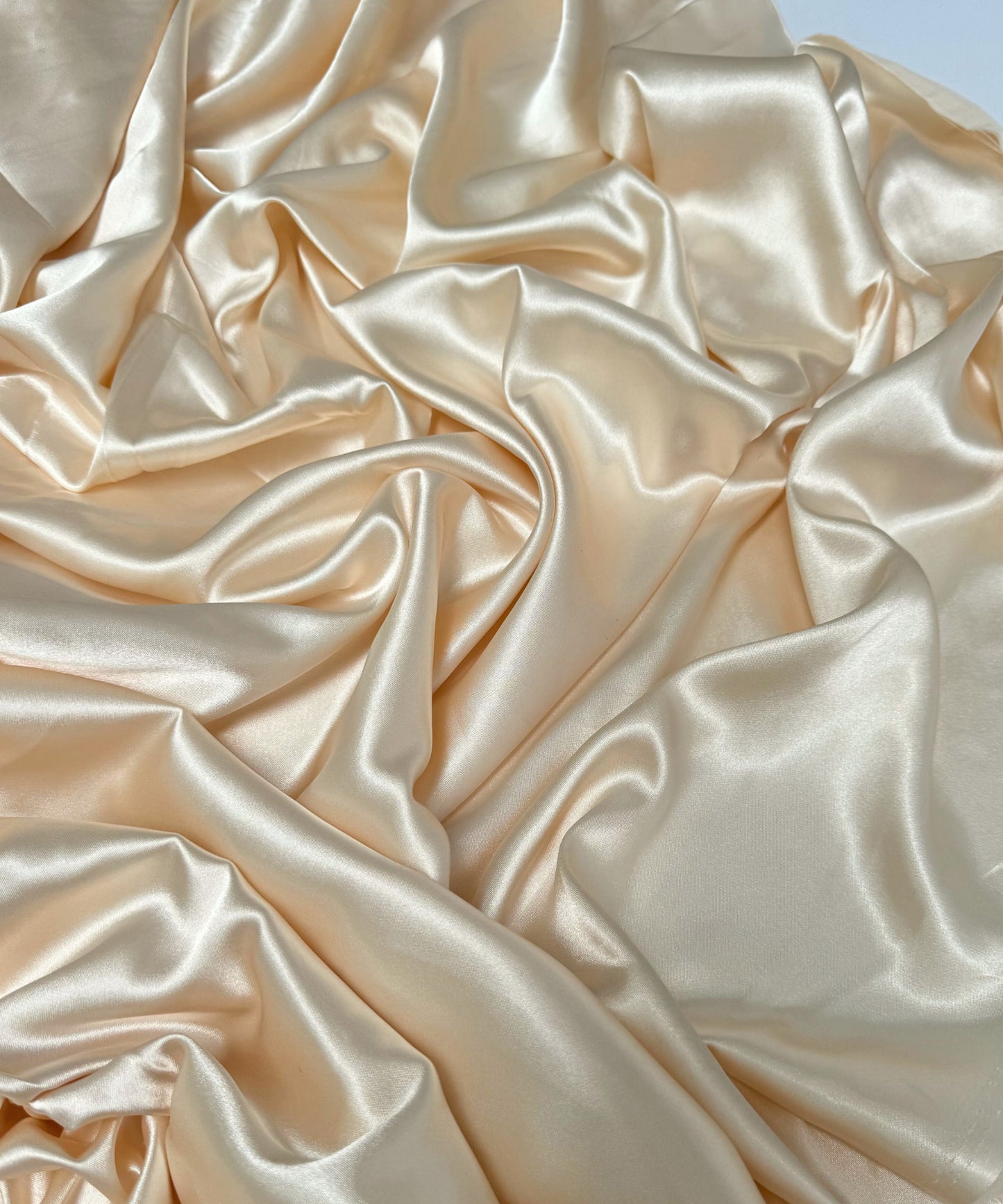 champagne stretch satin