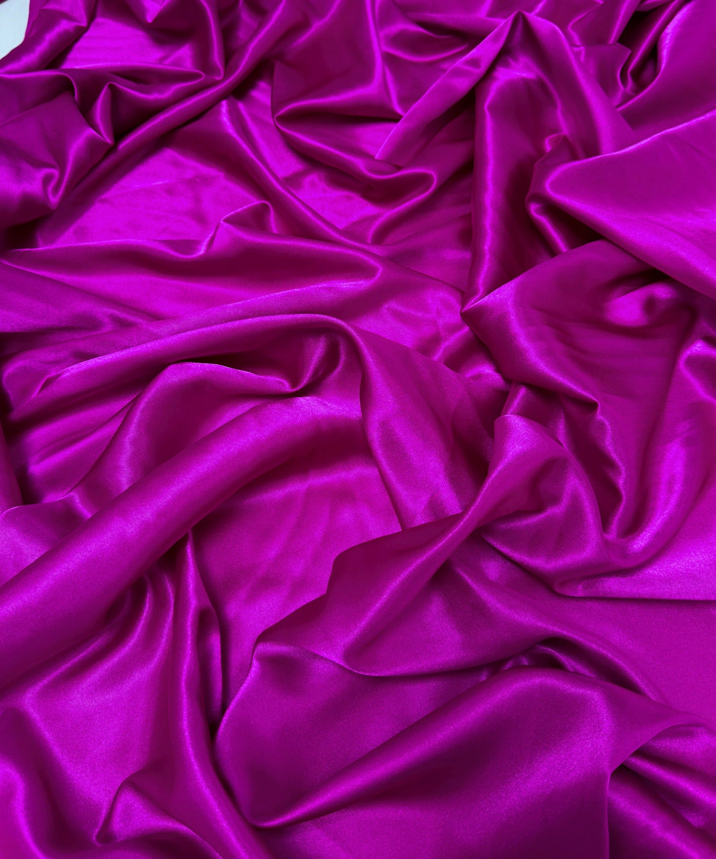 magenta stretch satin
