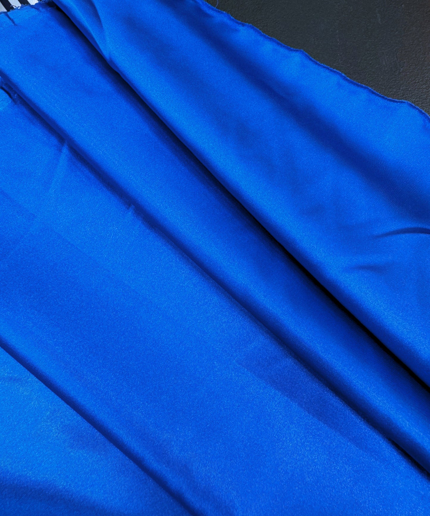 Royal Blue Silky Stretch Satin