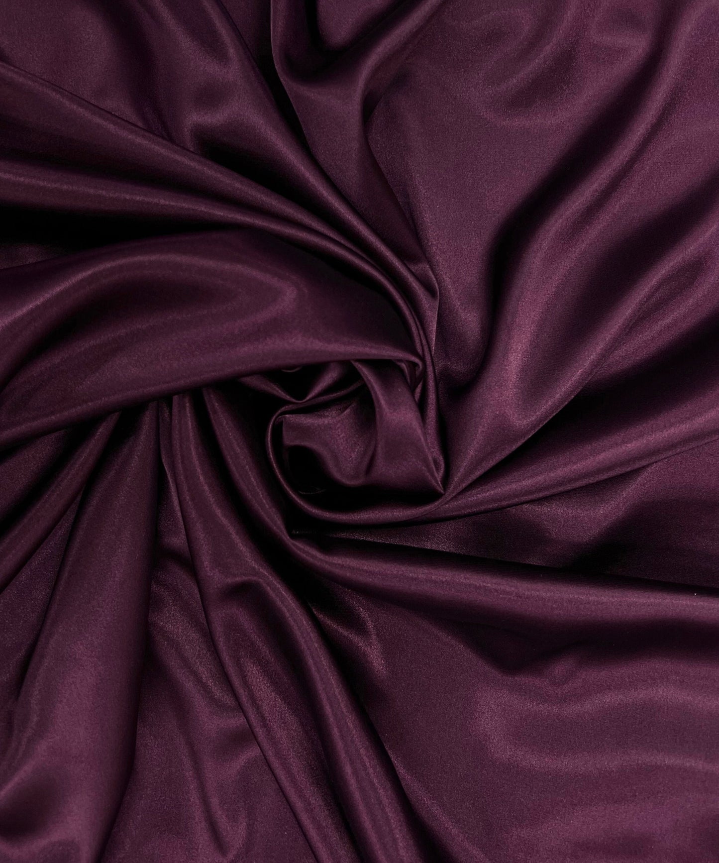 Eggplant Silky Stretch Satin