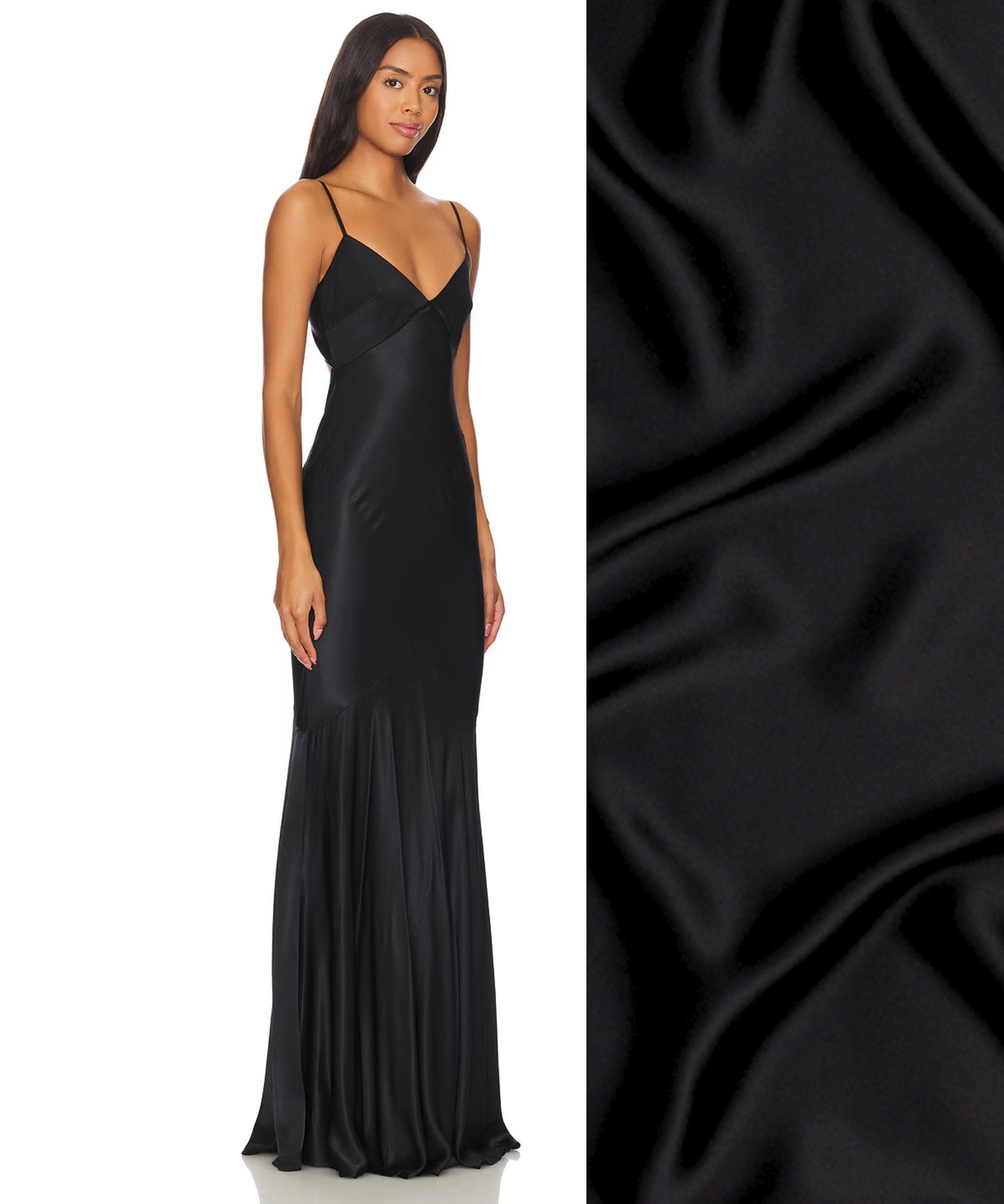 black silk fabric