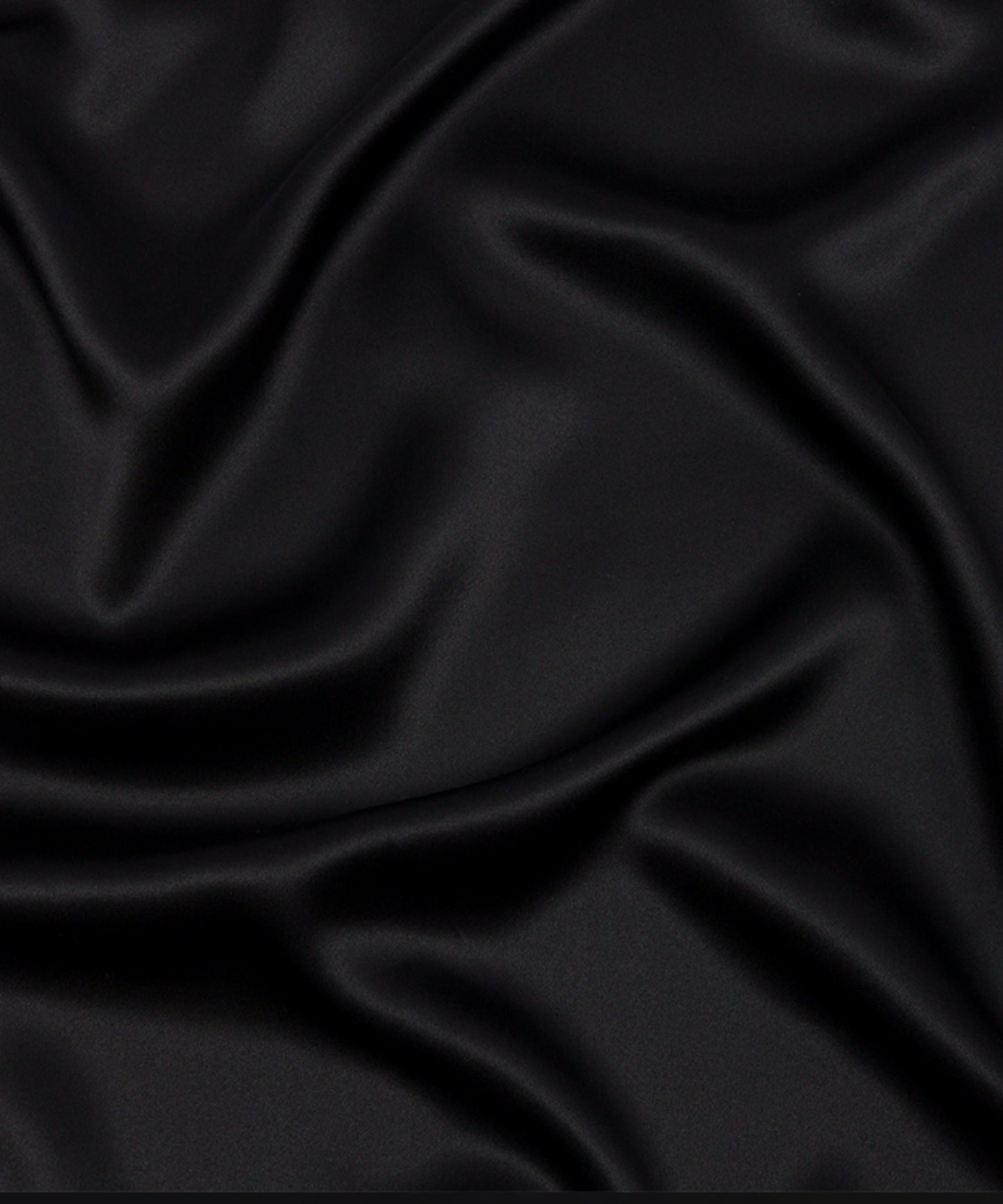 black satin charmeuse fabric