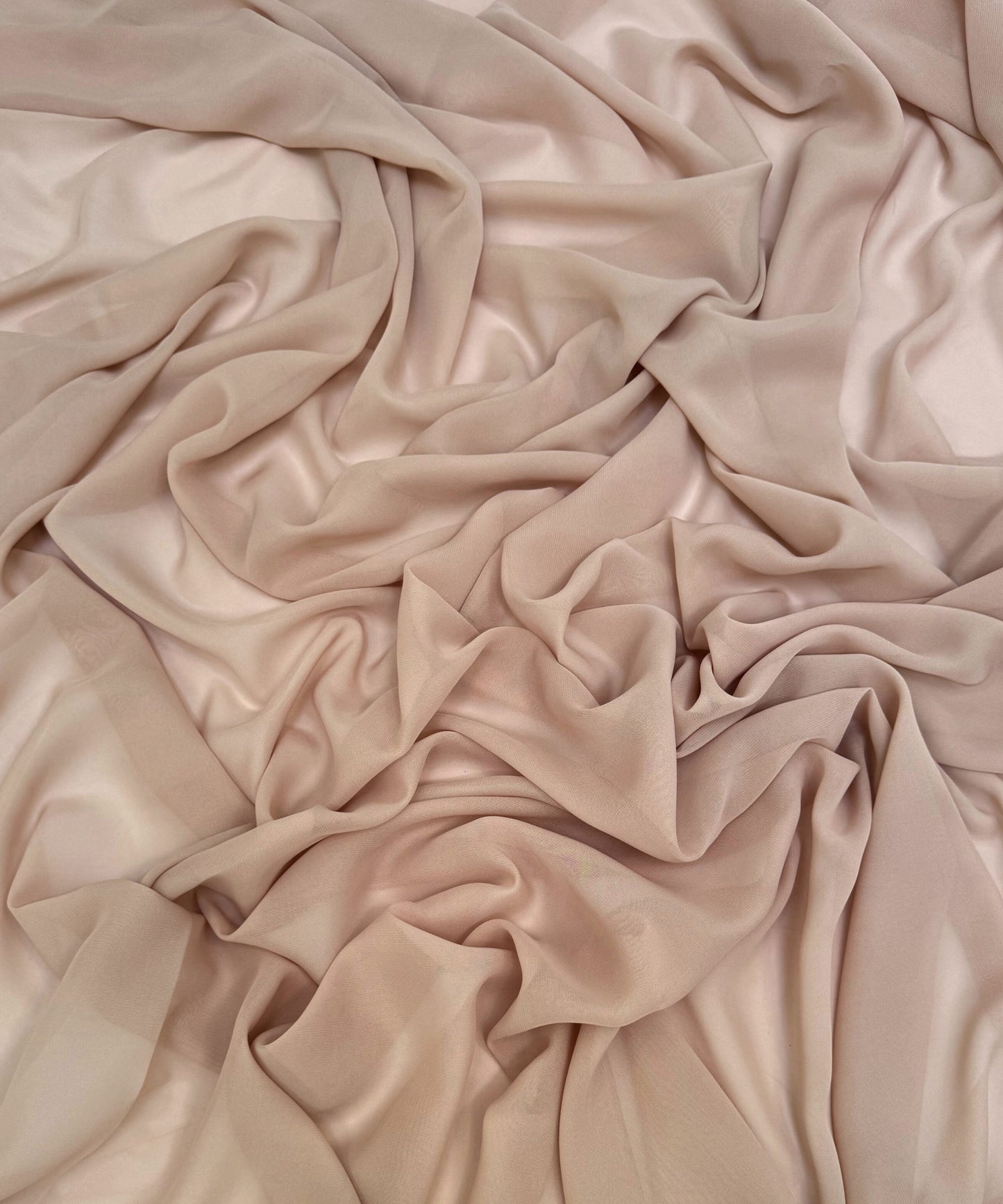 Light Mocha Tan Chiffon