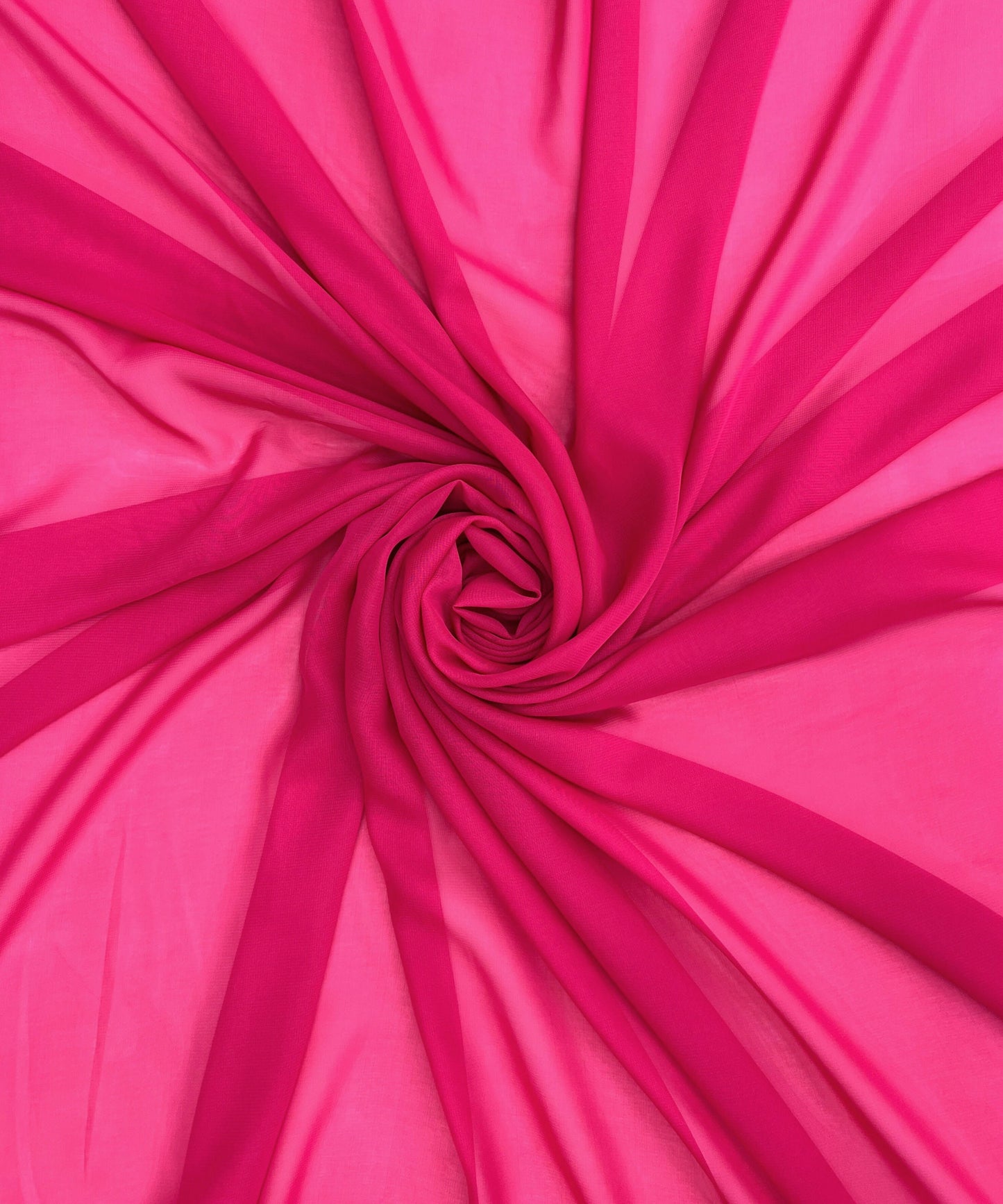 fuchsia sheer chiffon fabric