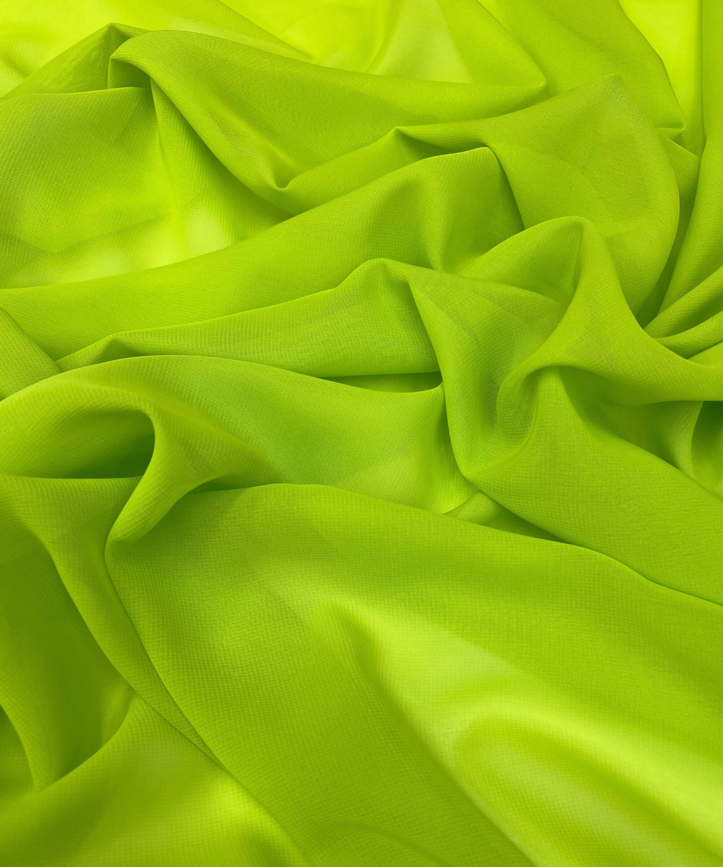 Lime Green Chiffon