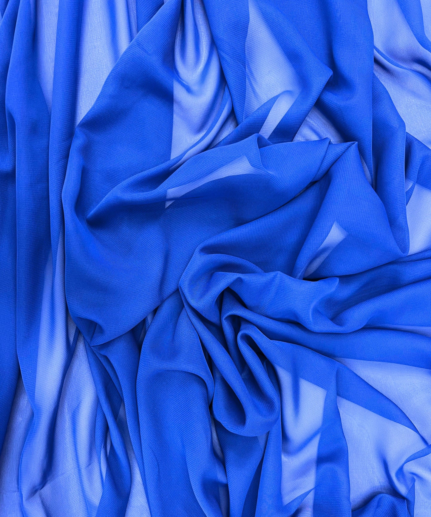 Royal Blue Chiffon