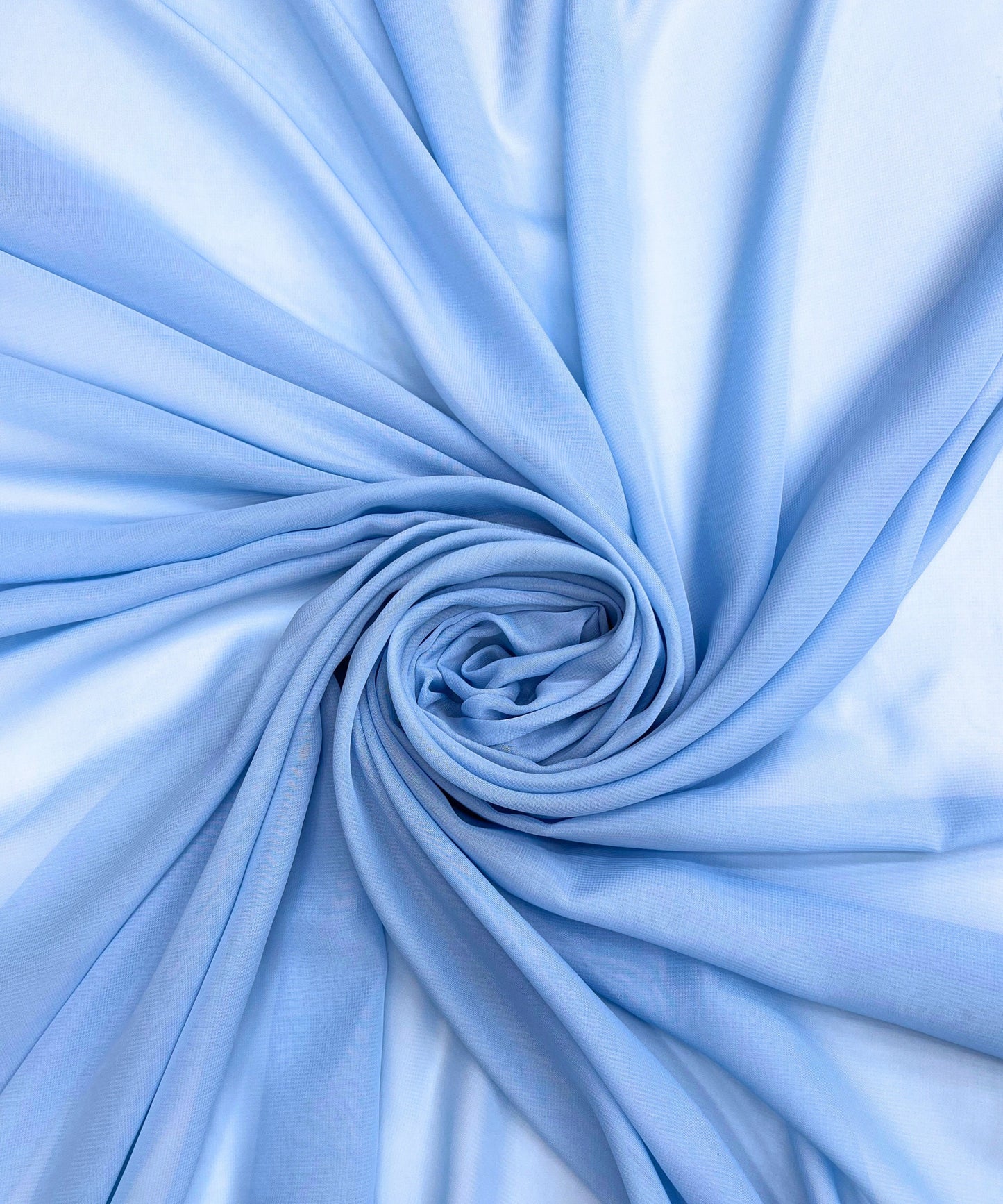 baby blue chiffon by the yard