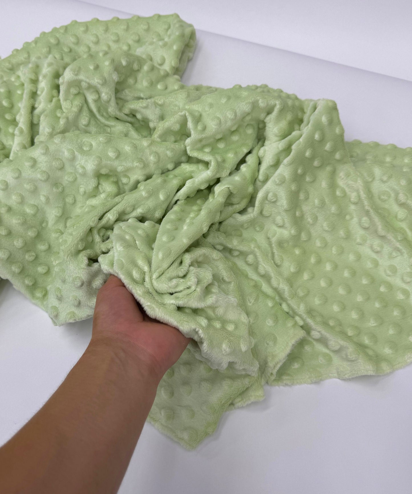 Sage Green Minky Fabric