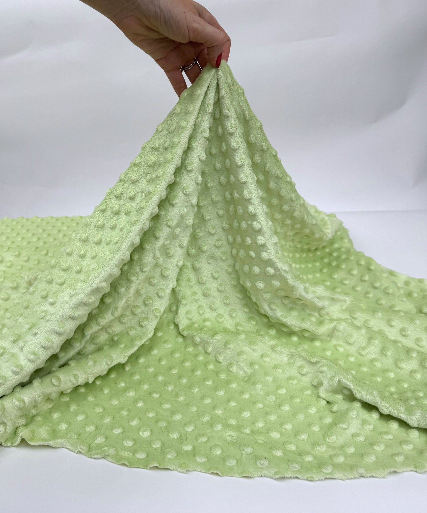Minky fleece material