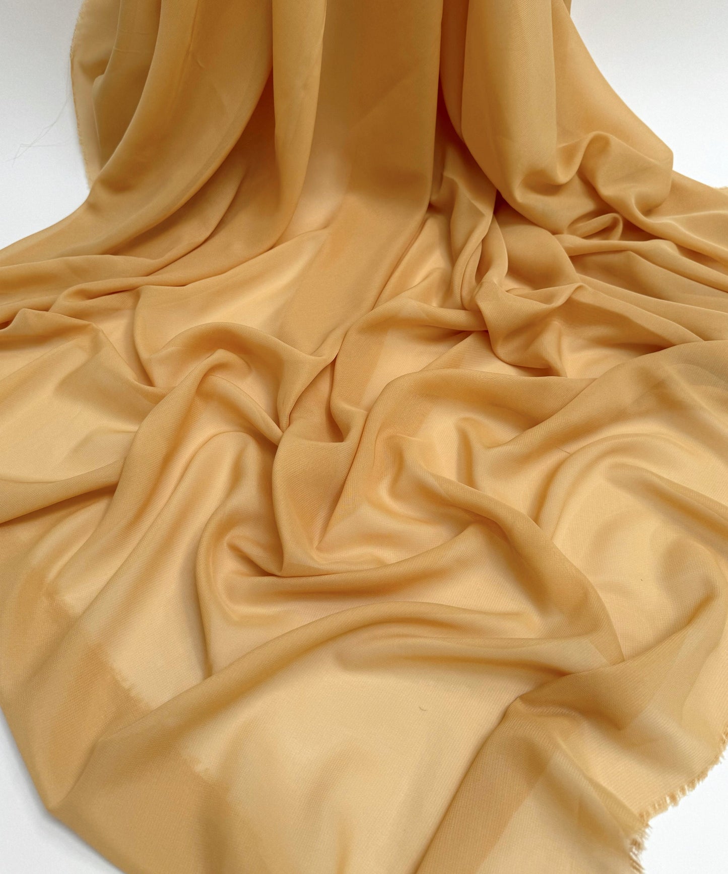 Gold Chiffon Fabric